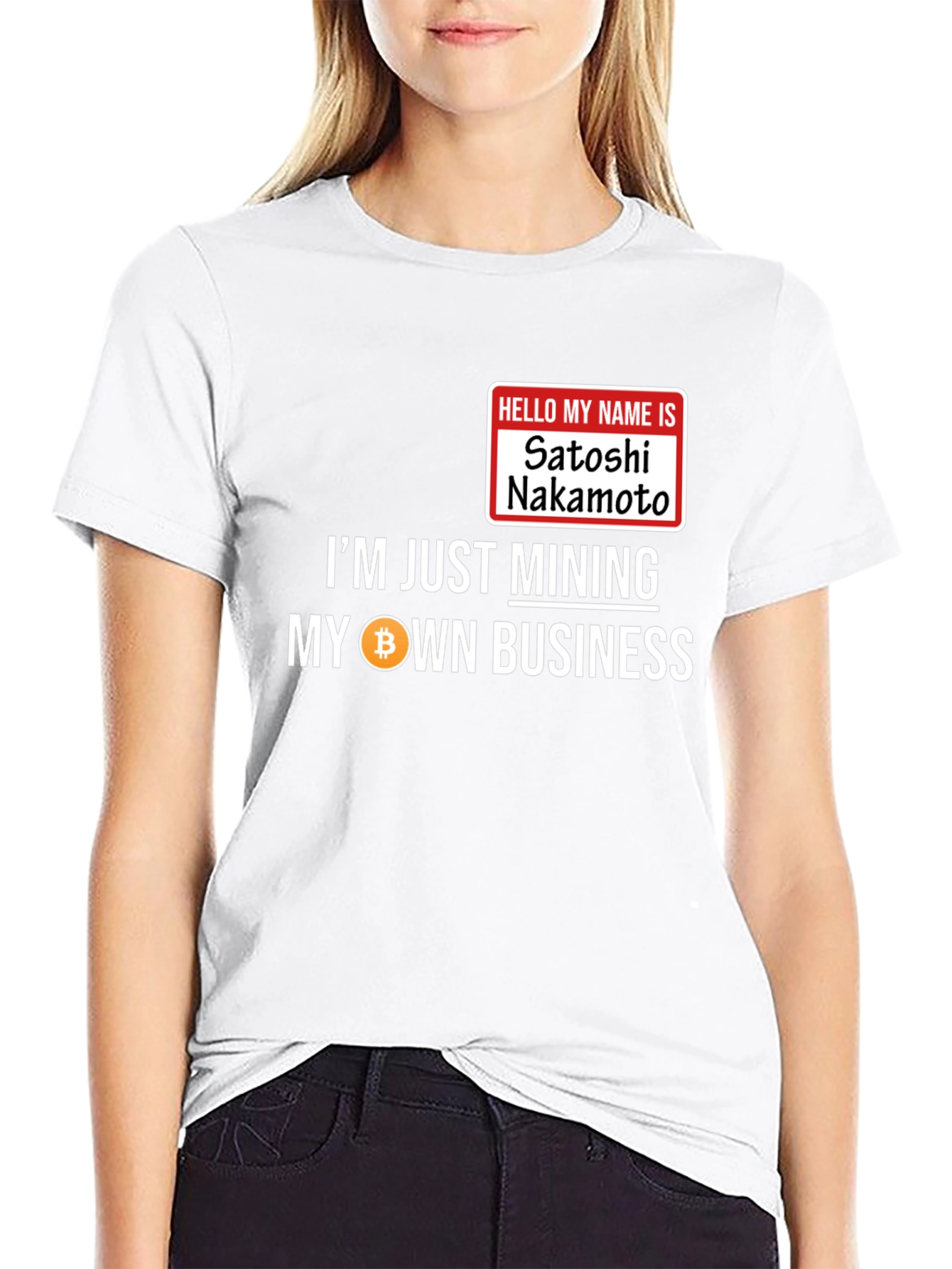 Satoshi Nakamoto Bitcoin Mining T-Shirt