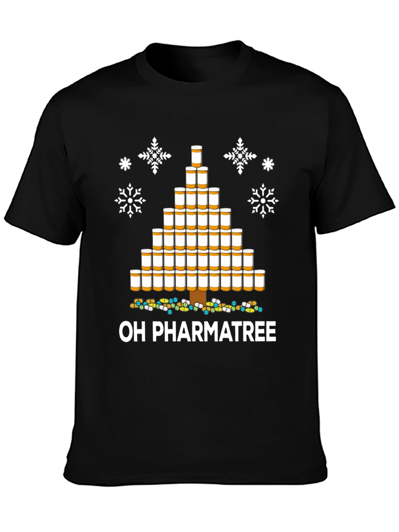 Oh Pharmatree Funny Pharmacist Christmas T-Shirt
