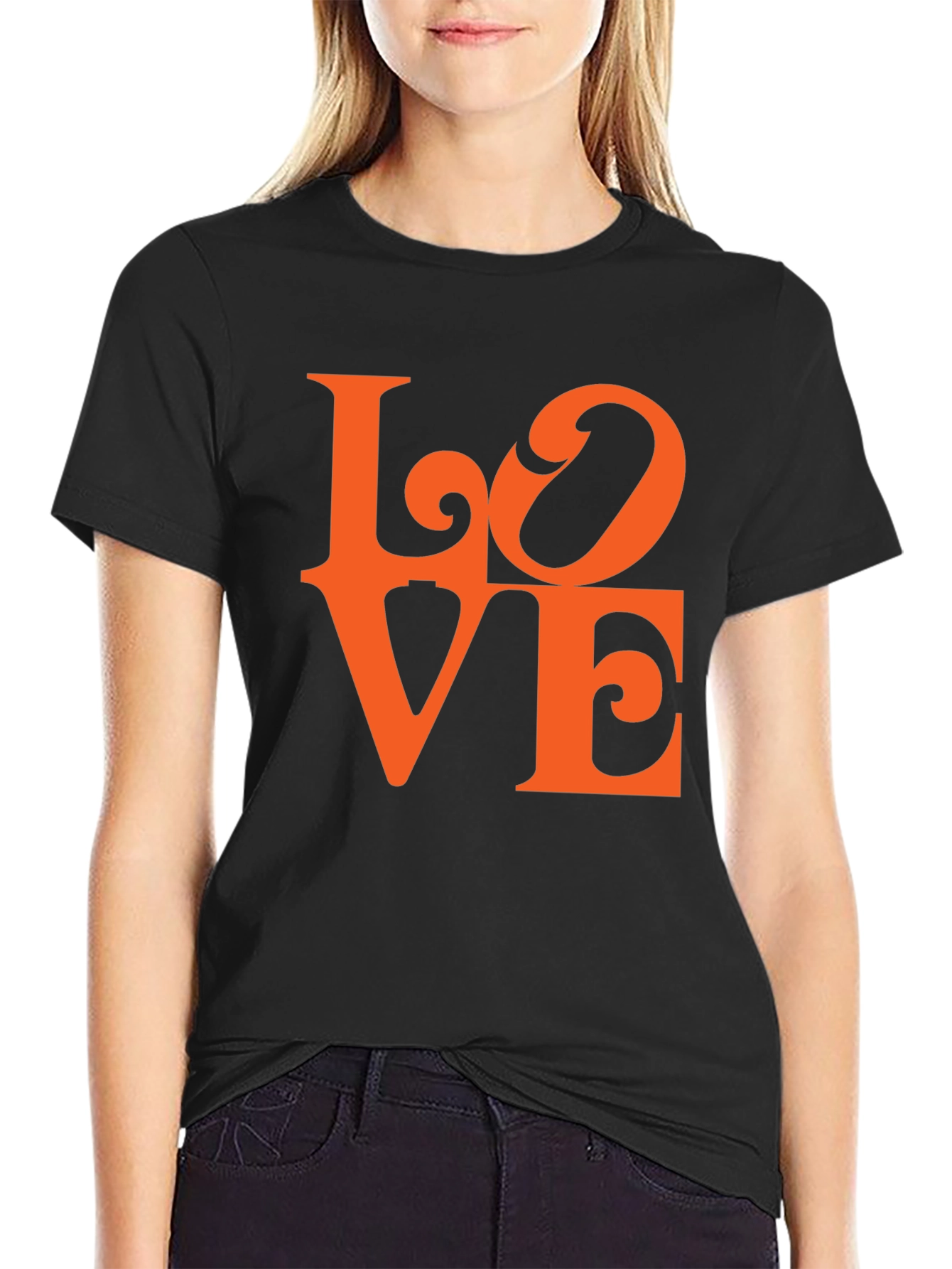 LOVE Graphic Black T-Shirt