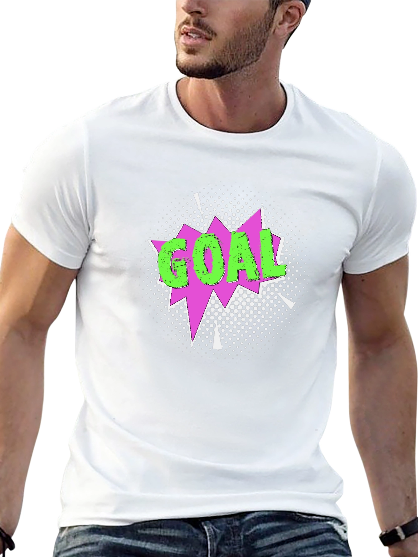 Goal! Graphic T-Shirt - Black