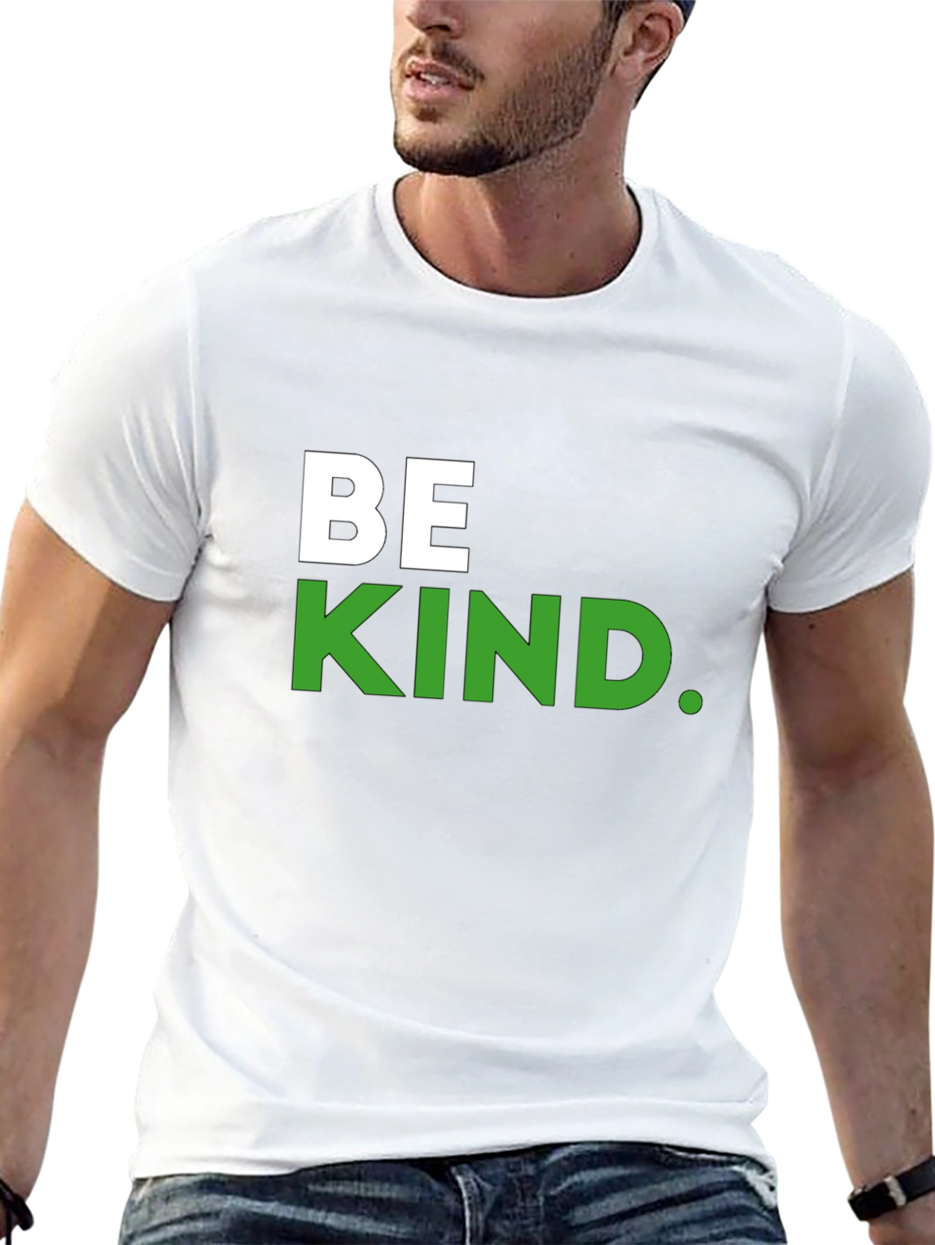 Be Kind T-Shirt - Black - Crew Neck