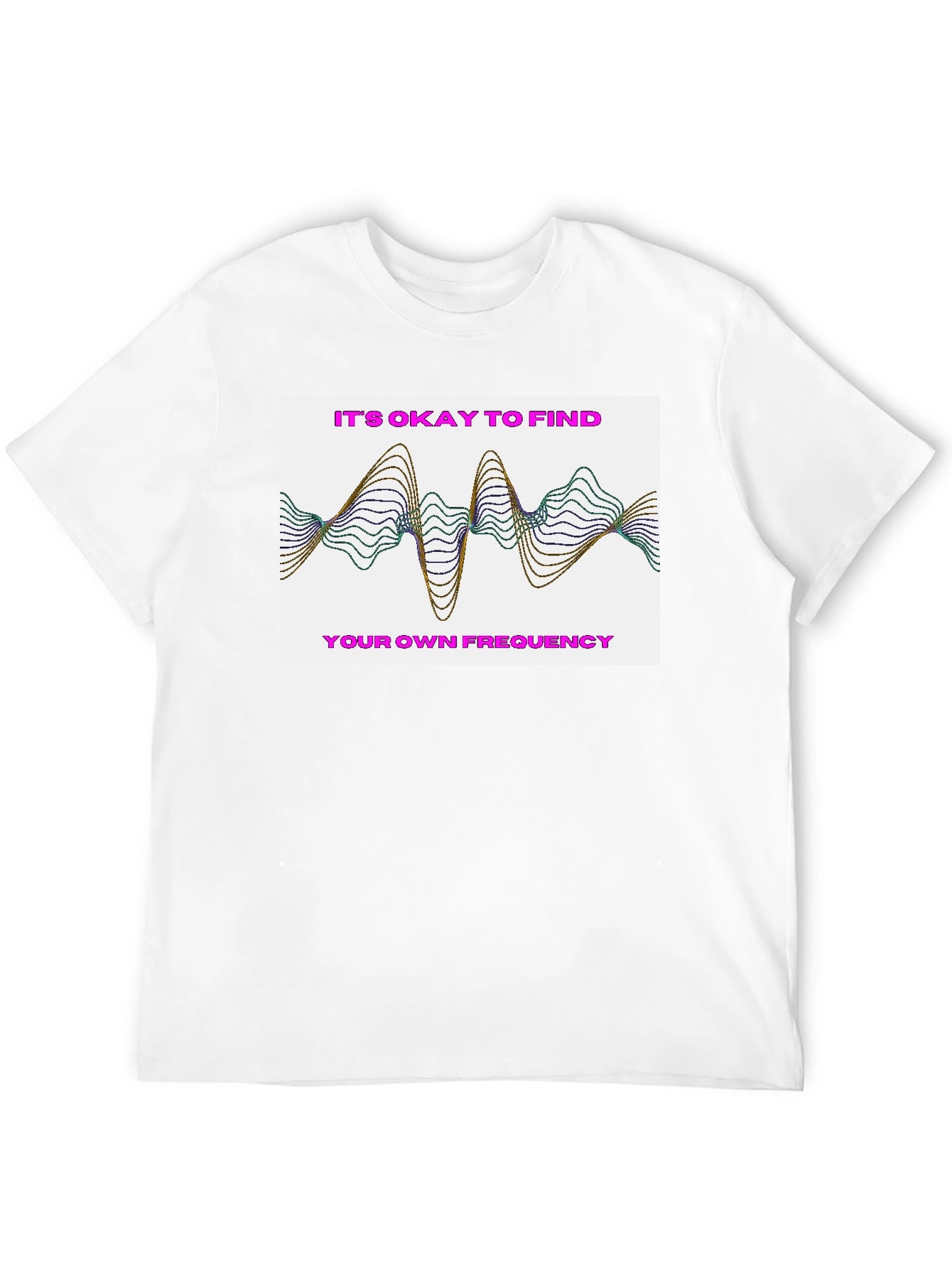 Find Your Frequency Graphic Tee - Stylish Black T-Shirt