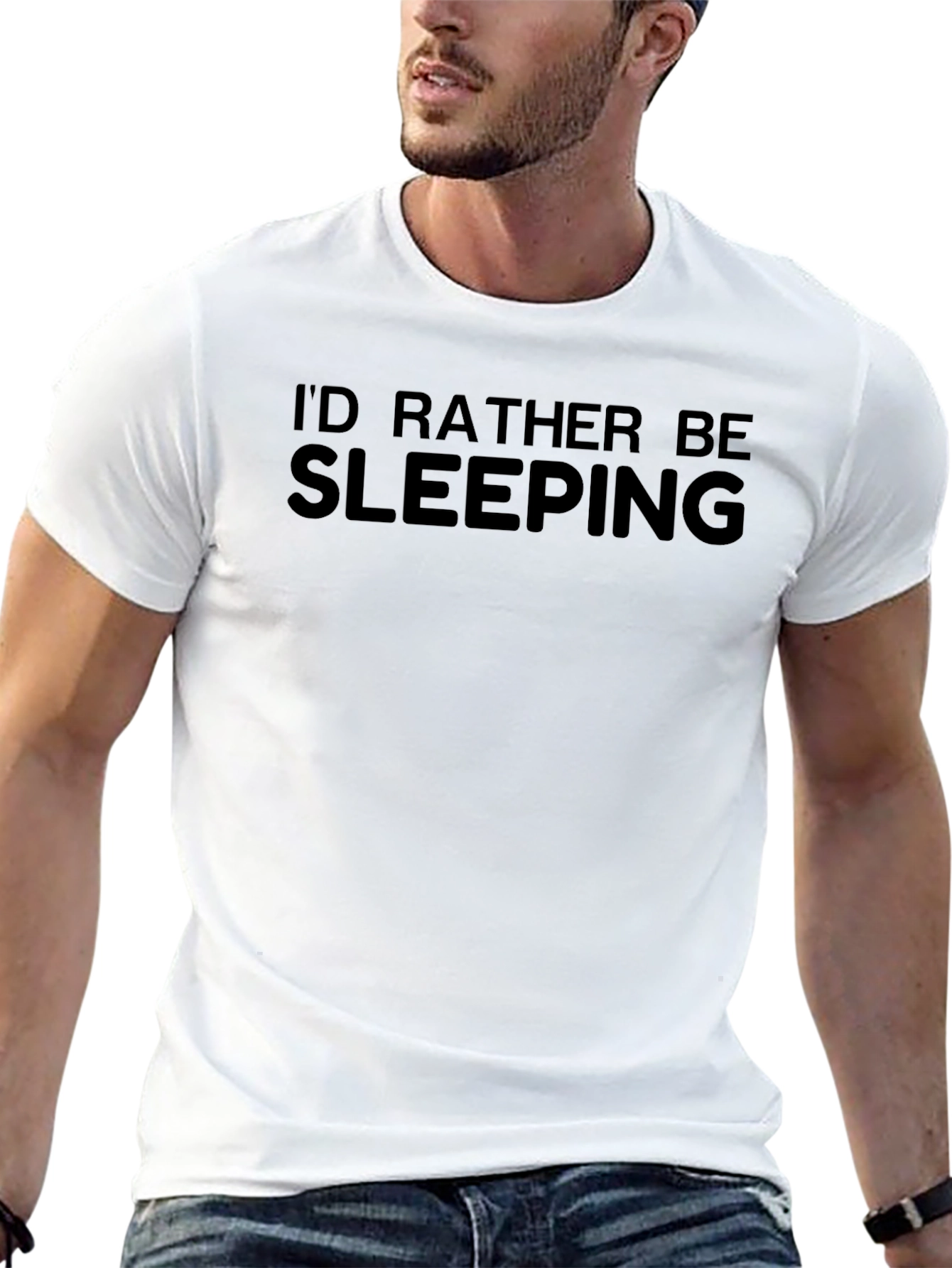 Id Rather Be Sleeping T-Shirt - Black