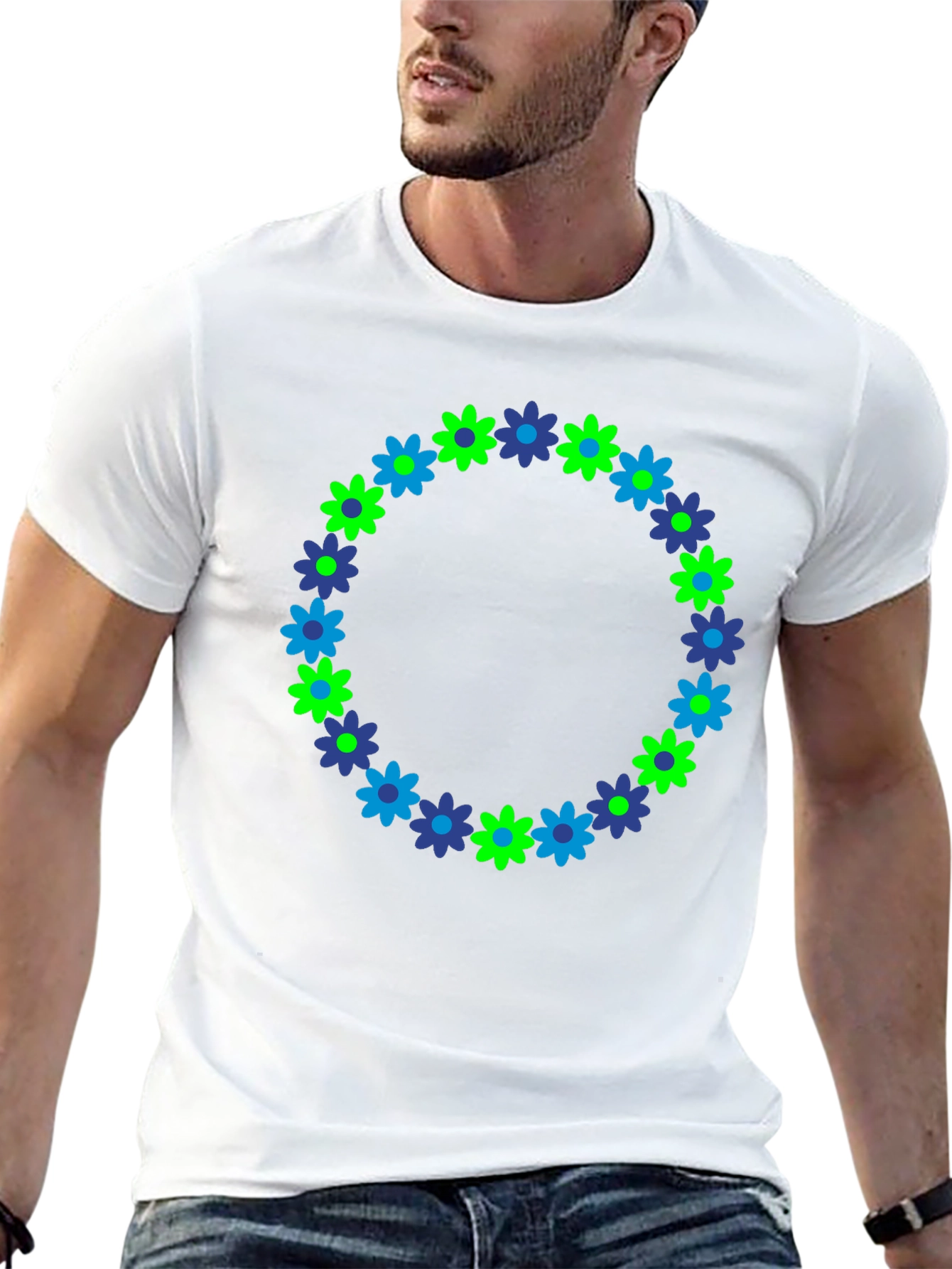 Floral Wreath Graphic Tee
