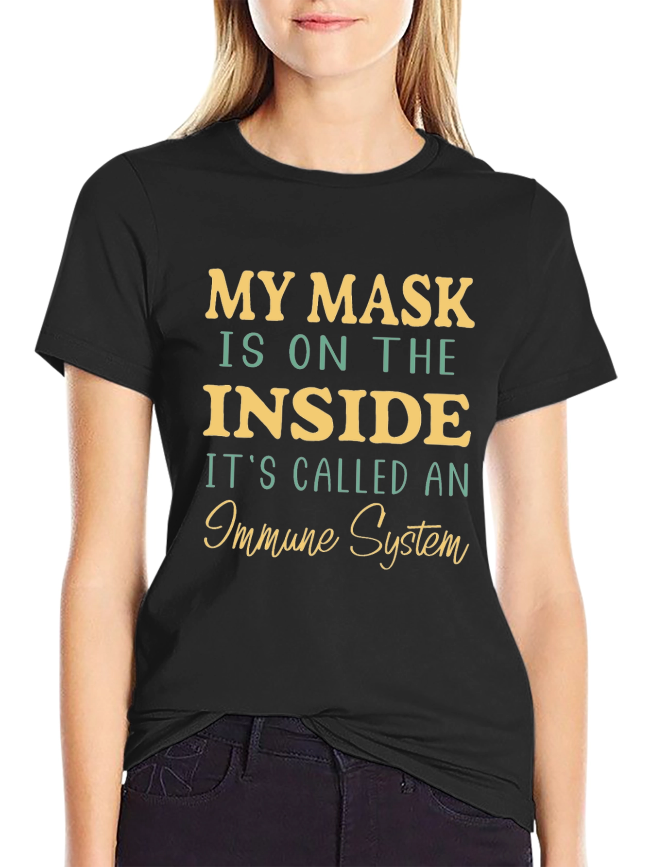 Immune System Mask T-Shirt - Stylish & Protective