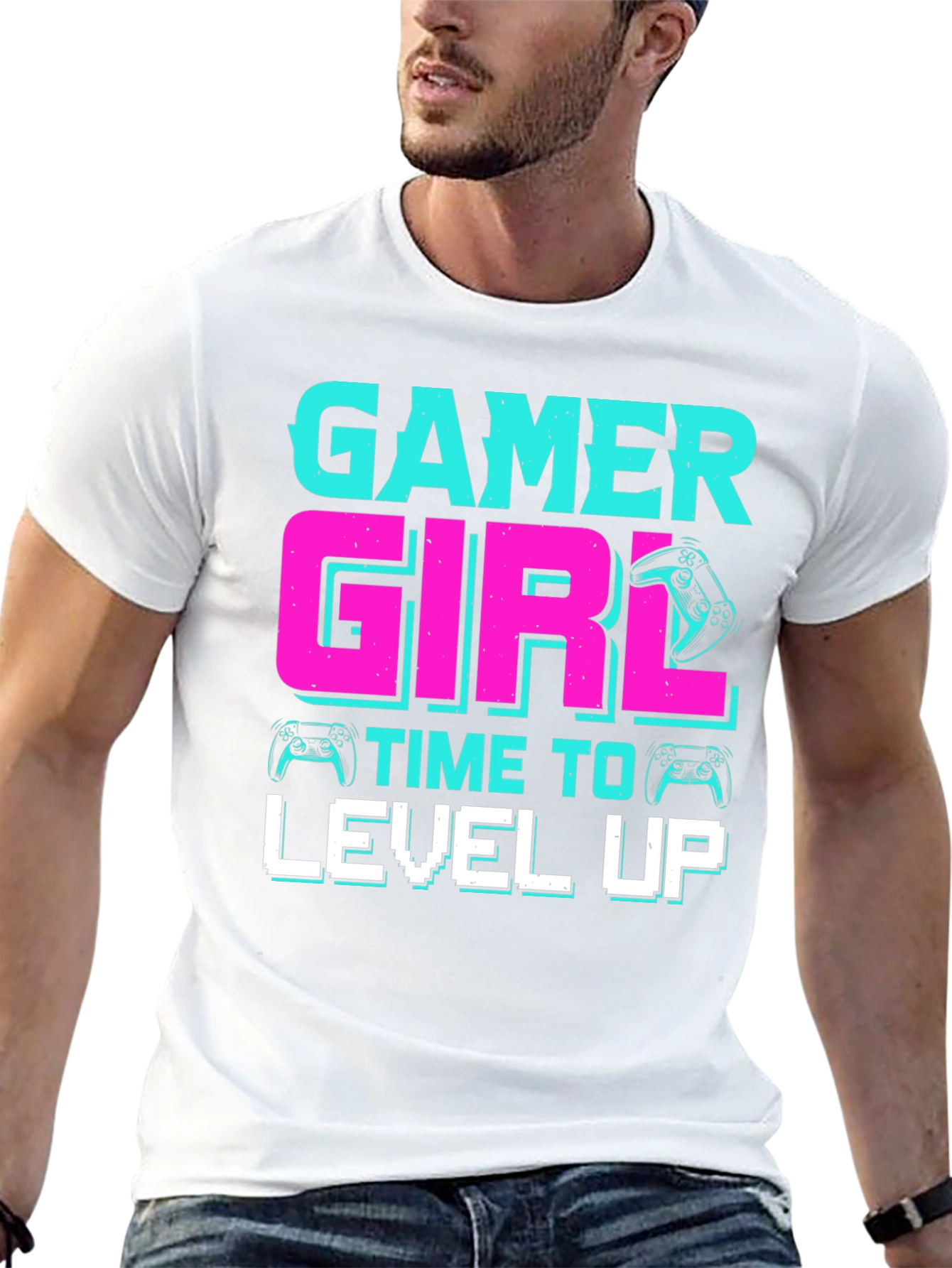 Gamer Girl T-Shirt - Time To Level Up