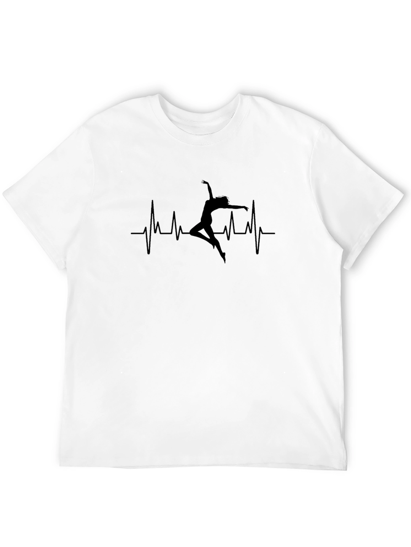 Heartbeat Dance T-Shirt - Black Casual