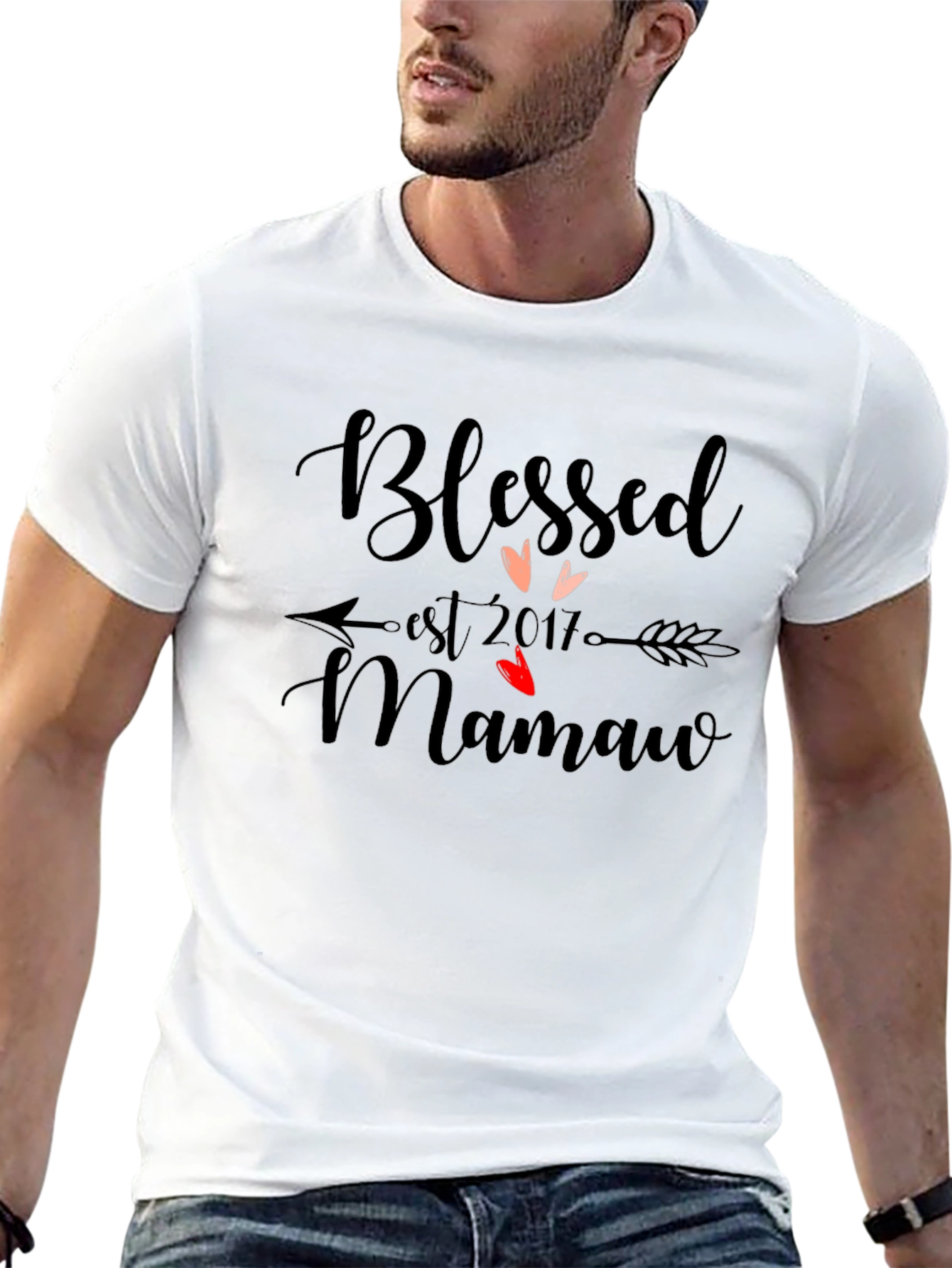 Blessed Mamaw Est 2017 T-Shirt