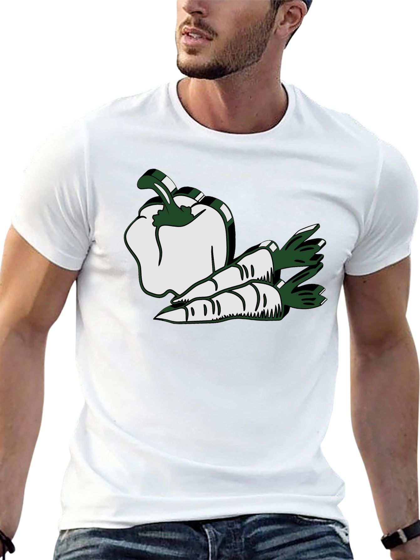 Veggie Graphic Tee - Pepper and Carrots