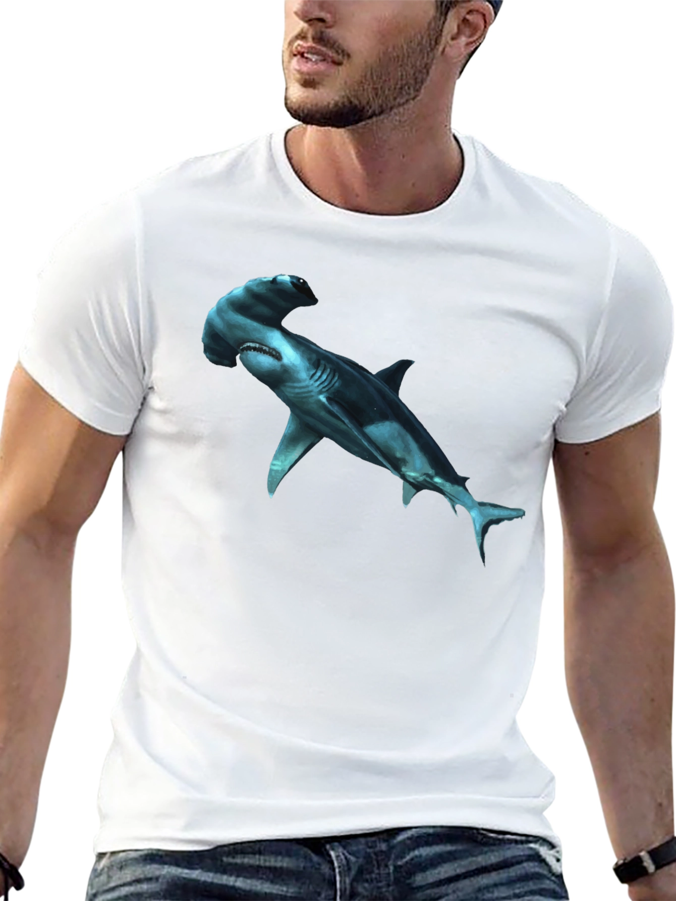 Hammerhead Shark Graphic T-Shirt
