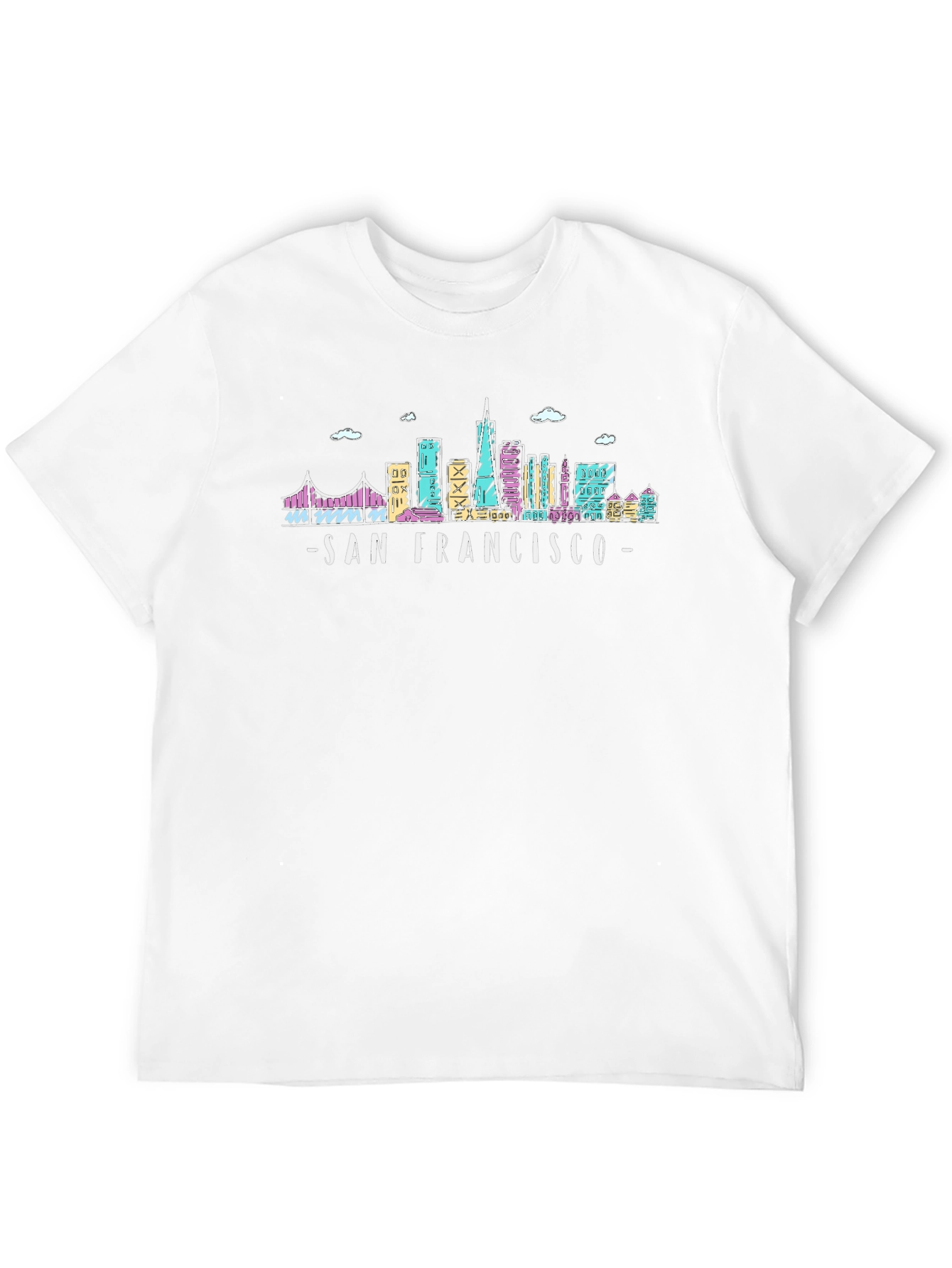 San Francisco Skyline Black Graphic Tee
