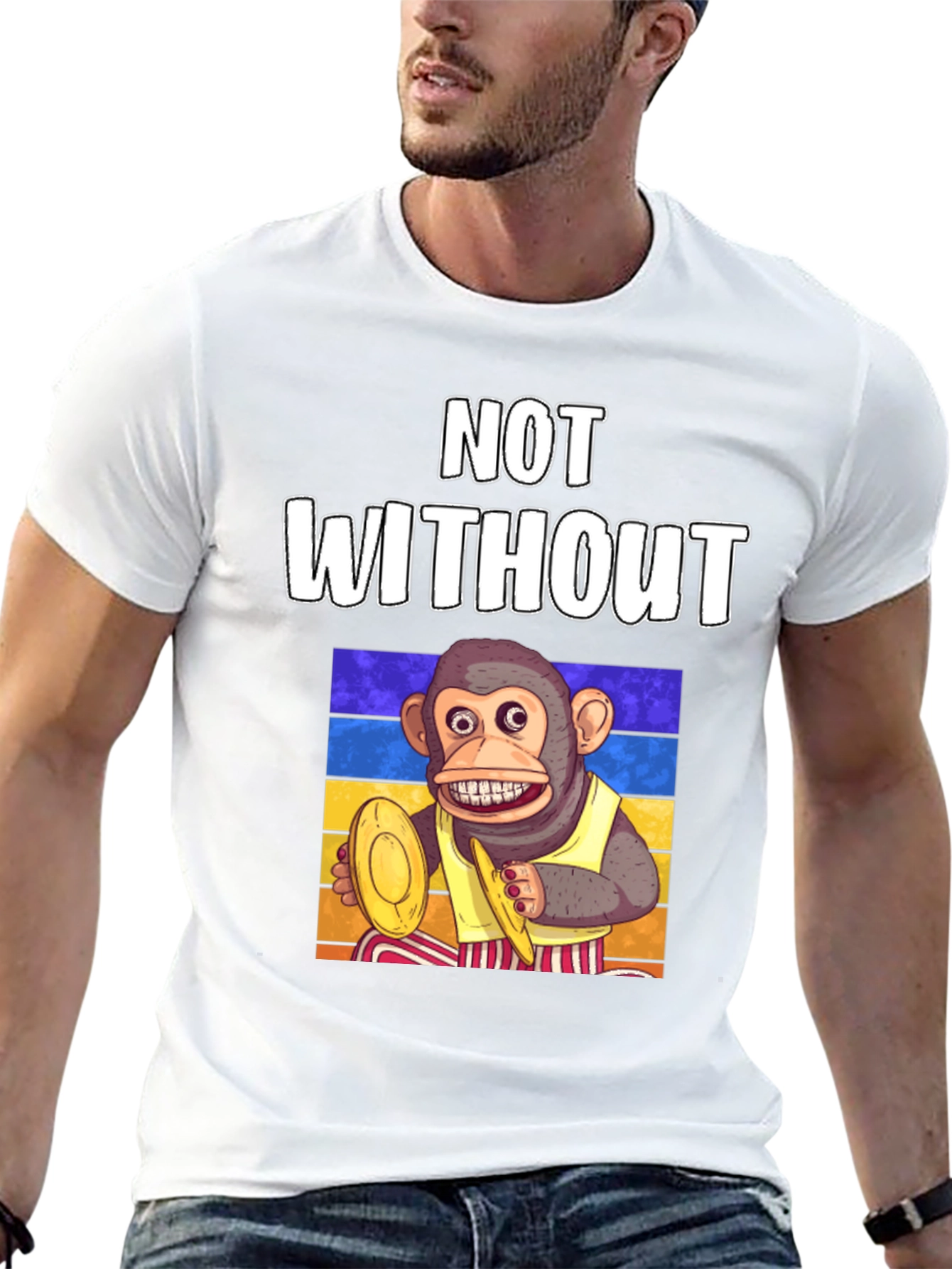 Monkey Cymbal T-Shirt - Not Without!