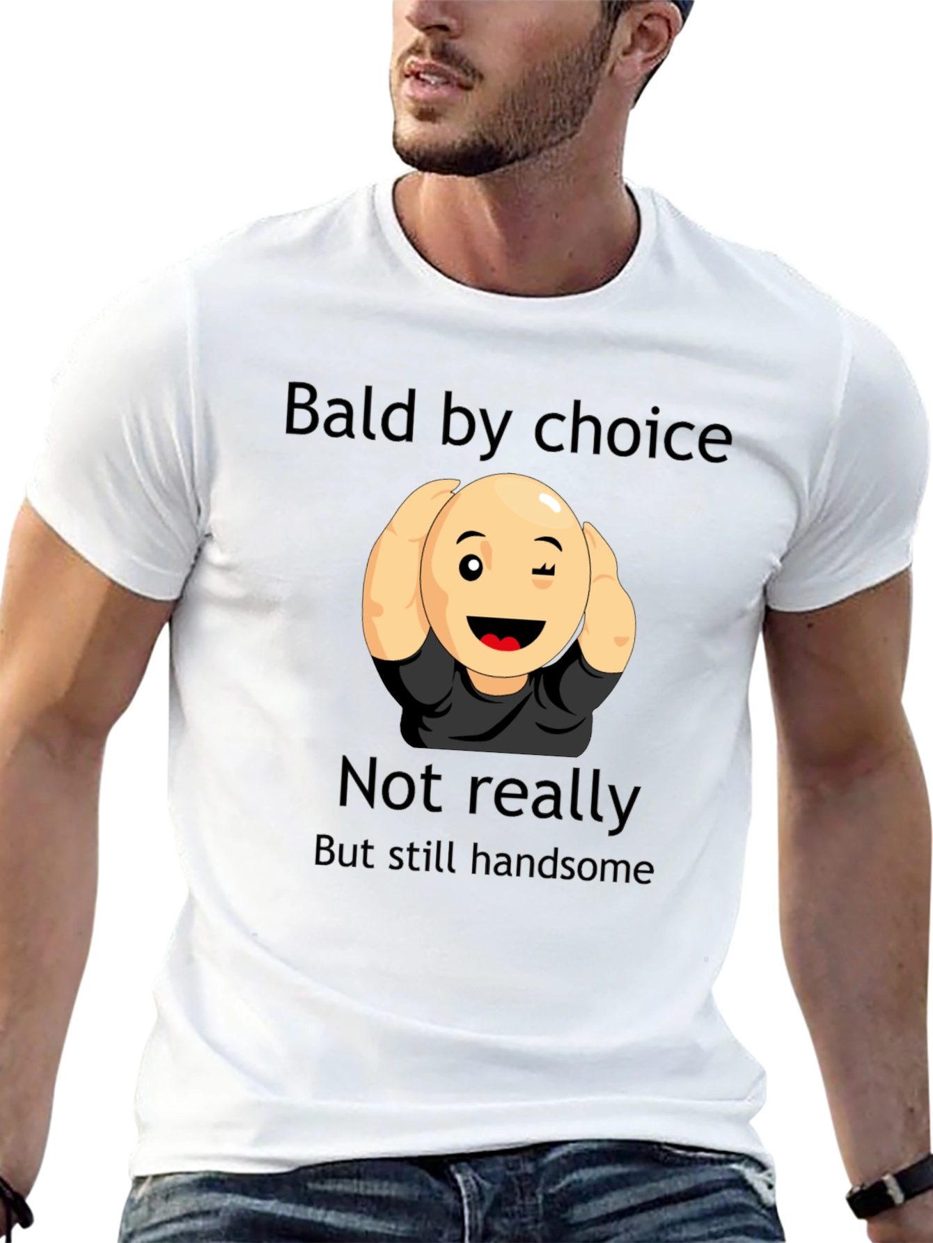 Bald by Choice T-Shirt - Humorous Graphic Tee