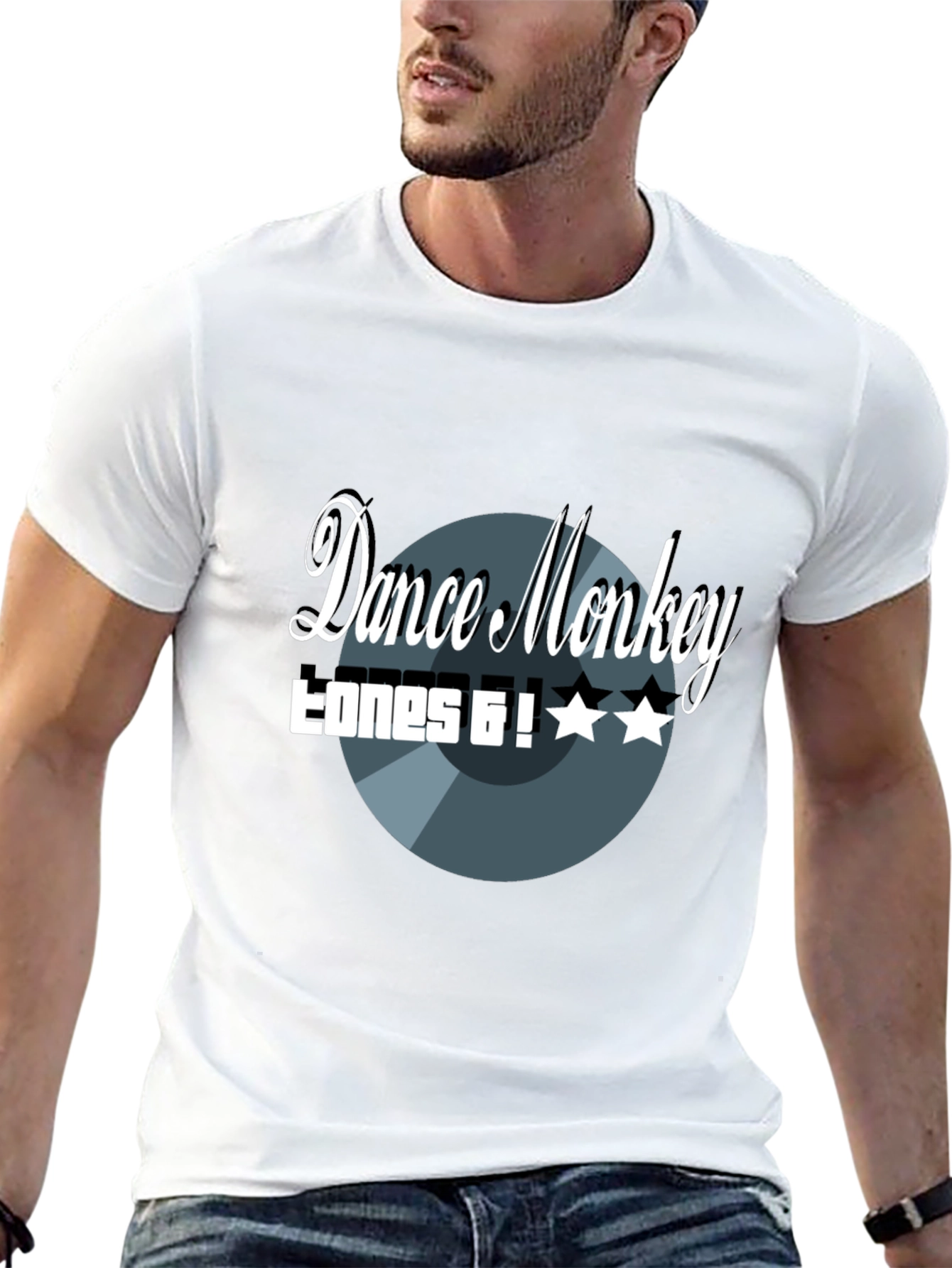 Dance Monkey Tones and I Black Graphic Tee