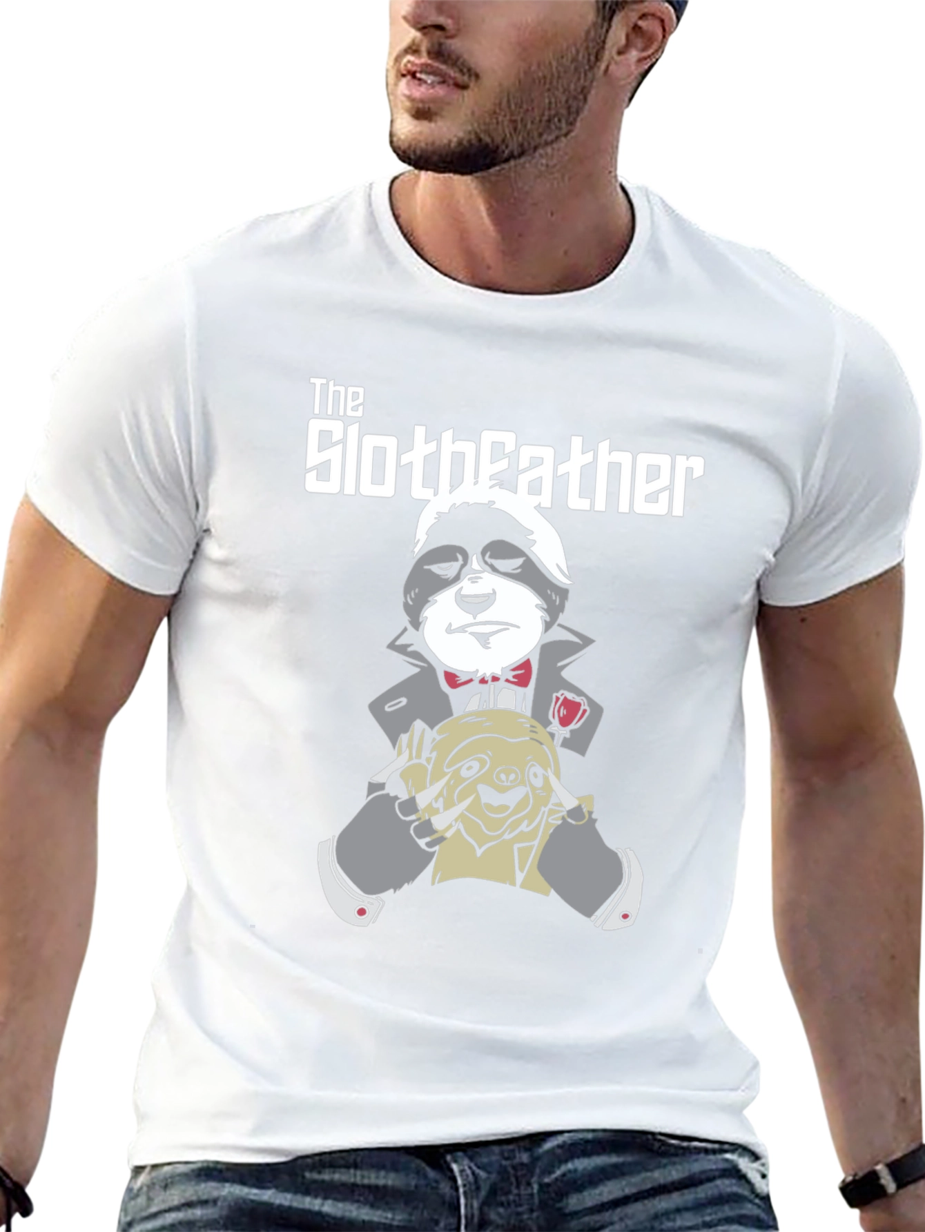 The Slothfather Funny Graphic T-Shirt