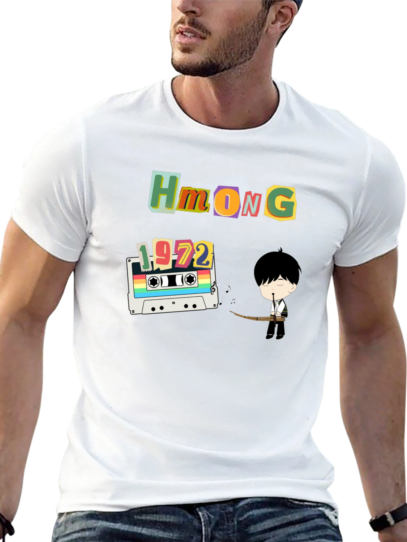 Hmong 1972 Cassette Tape T-Shirt