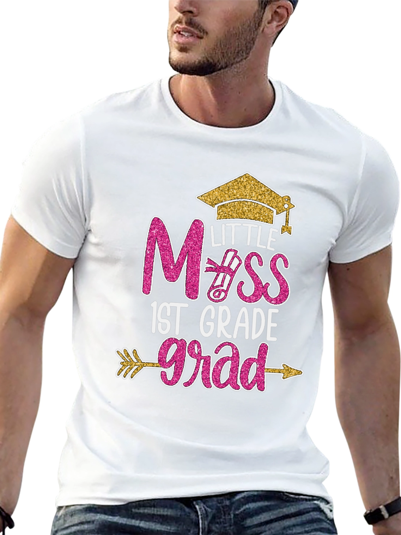 Little Miss 1st Grade Grad T-Shirt