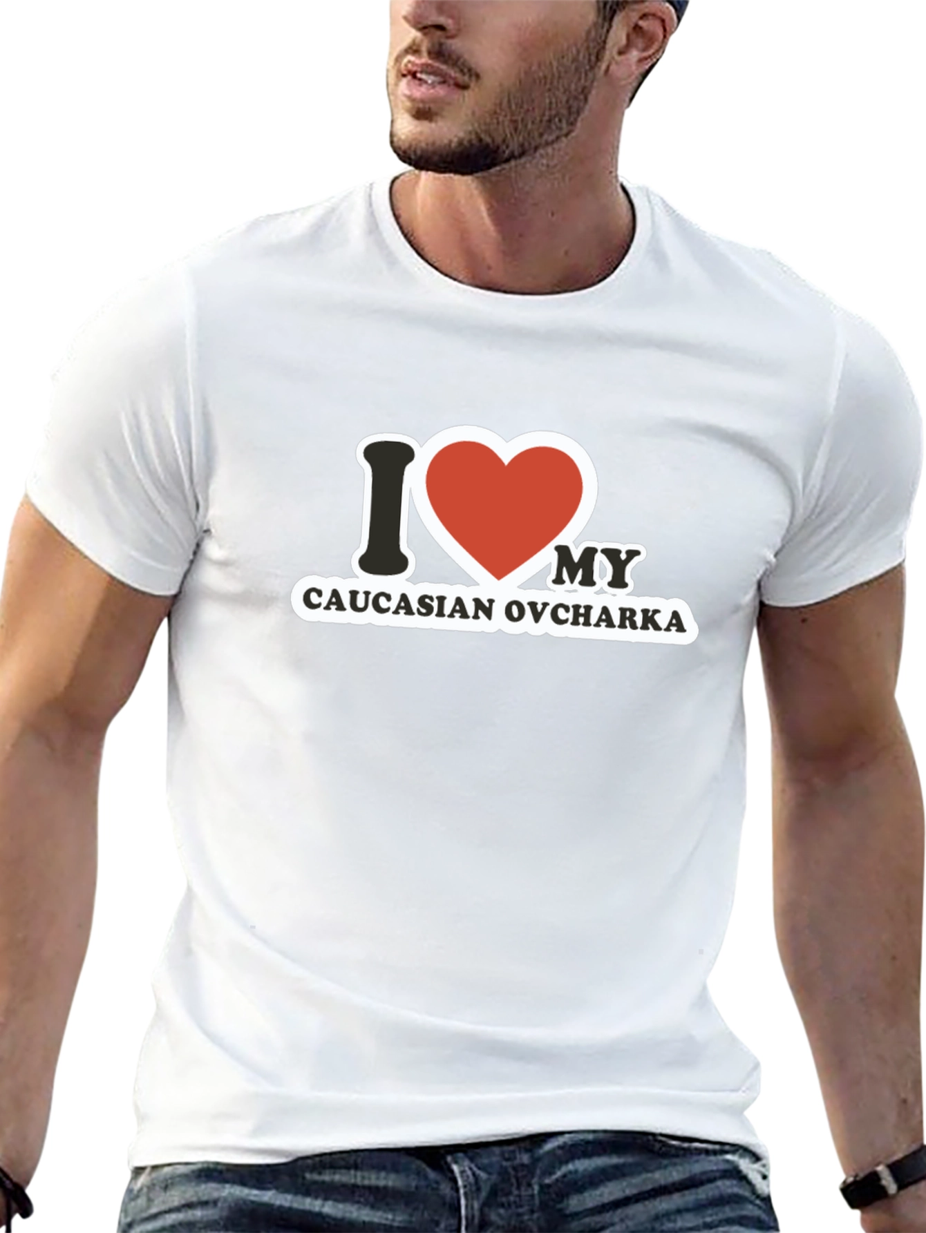 I Love My Caucasian Ovcharka T-Shirt