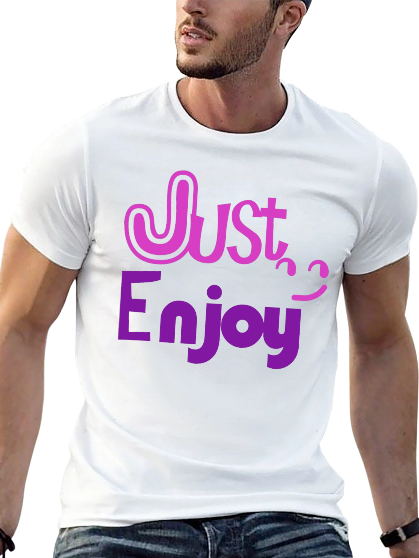 Just Enjoy T-Shirt - Fun Graphic Tee