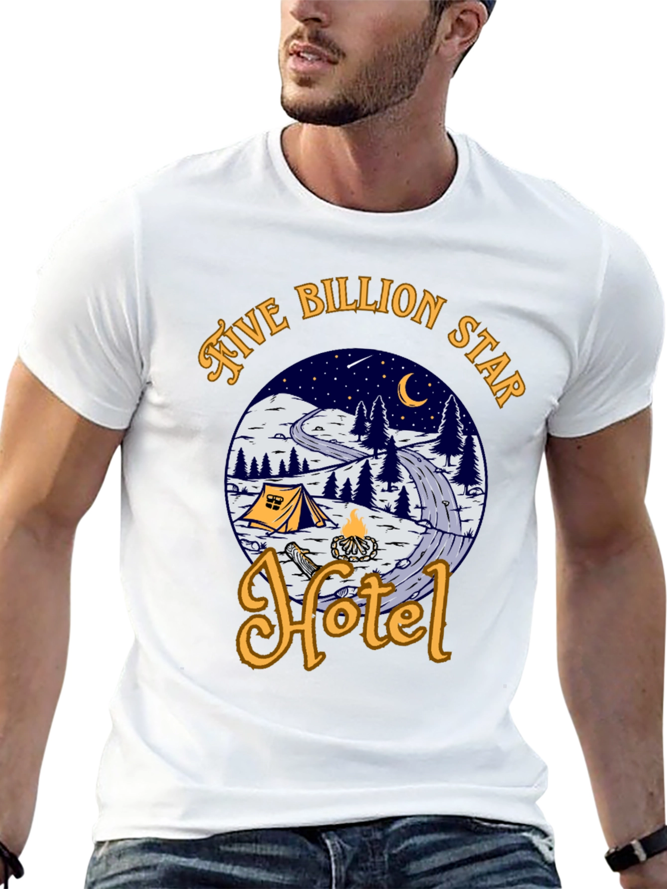 Five Billion Star Hotel Graphic T-Shirt