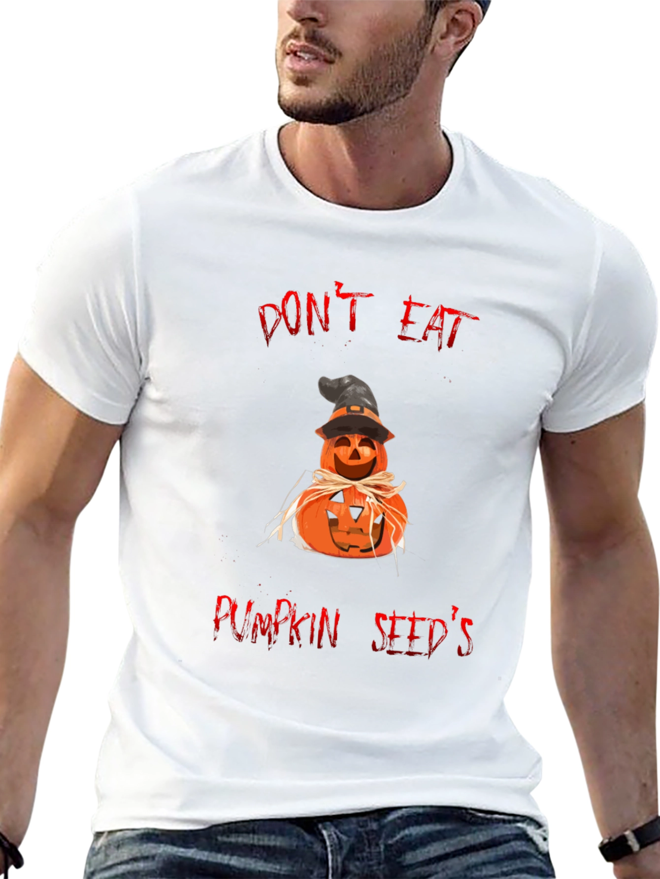 Halloween Pumpkin Seed T-Shirt