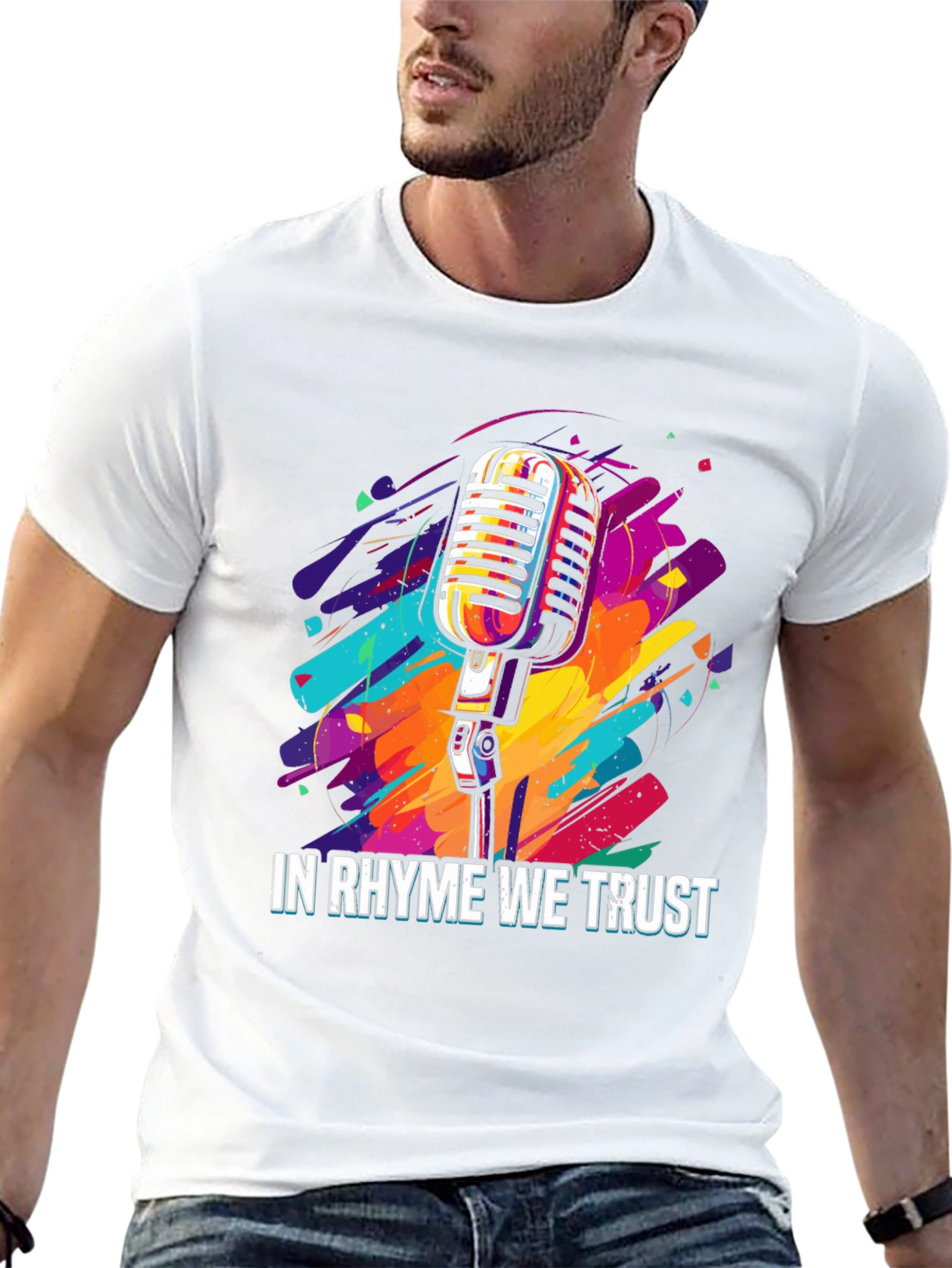 In Rhyme We Trust Graphic Tee