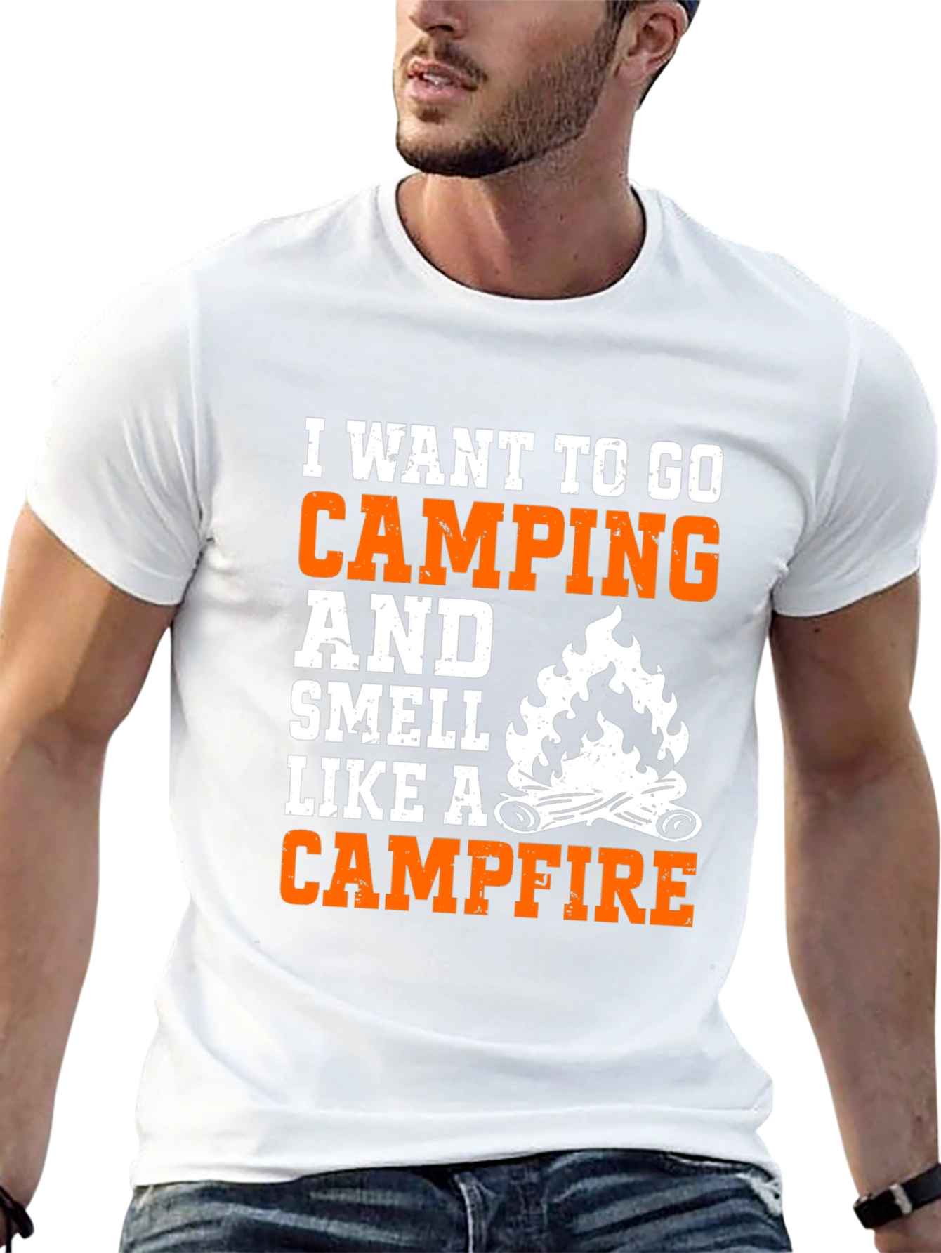 Camping Campfire Graphic Tee