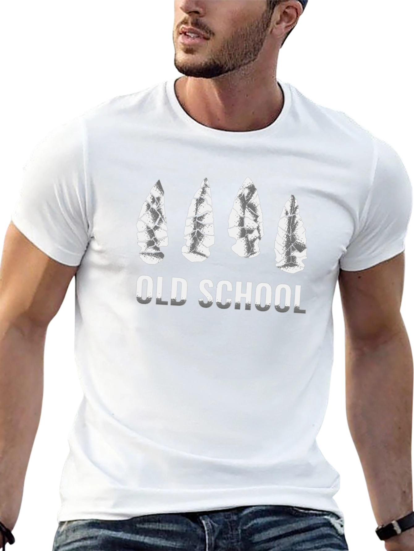 Old School Arrowhead Graphic T-Shirt