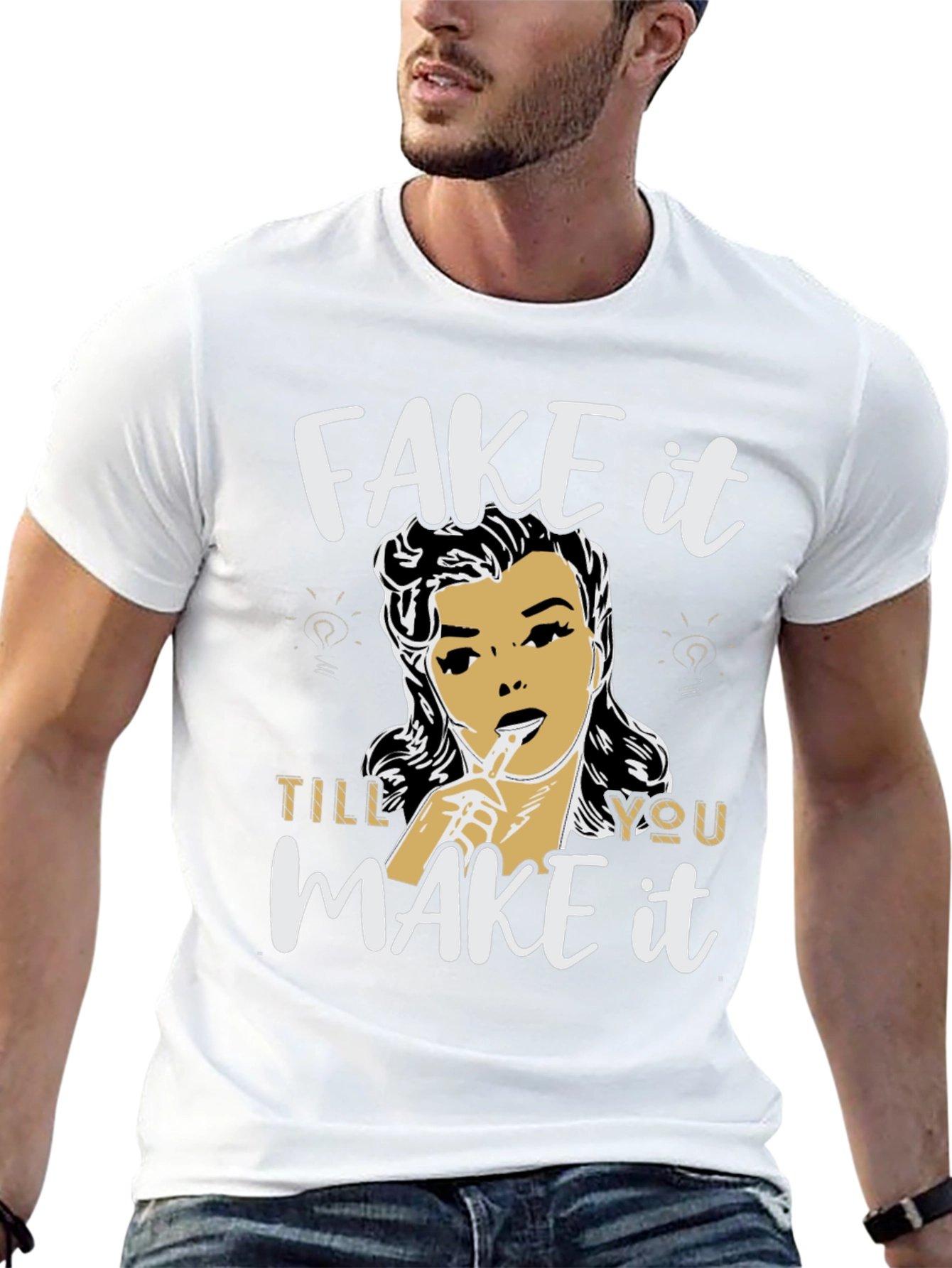 Fake It Till You Make It Graphic Tee