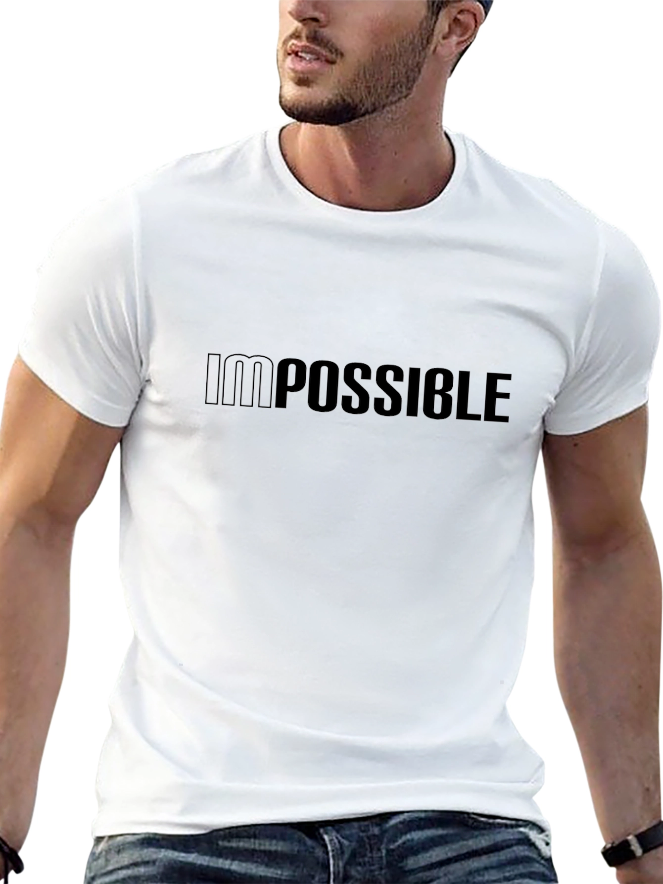 Impossible Mens Black T-Shirt