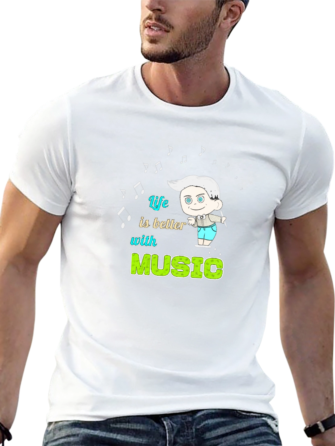 Life is Better with Music Graphic Tee