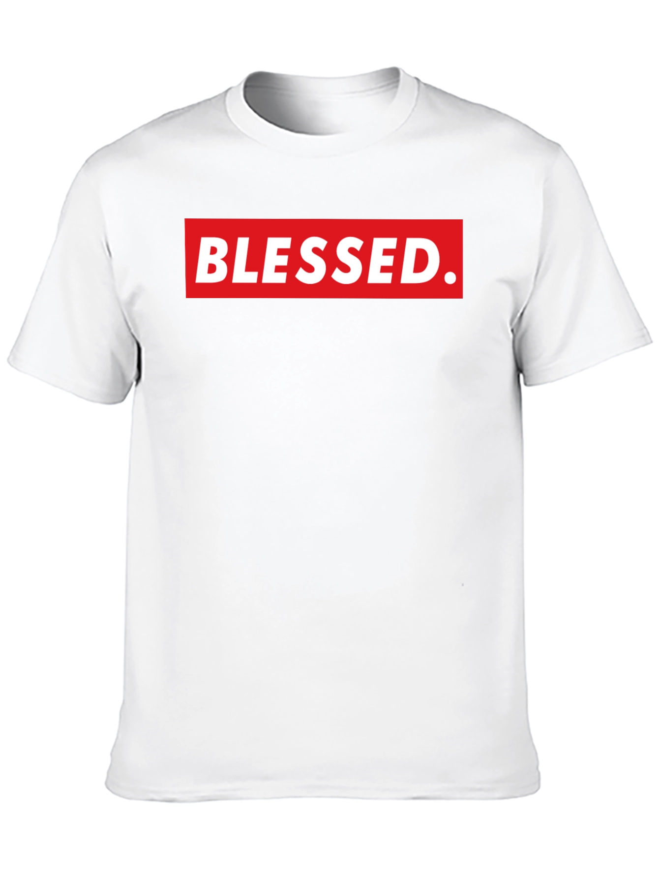 Blessed Graphic T-Shirt - Black Cotton Blend