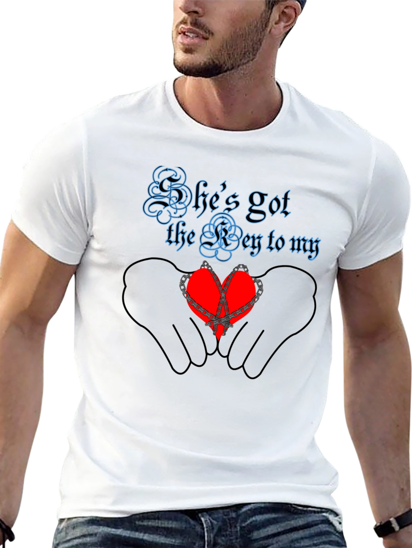 Shes Got the Key to My Heart Graphic T-Shirt