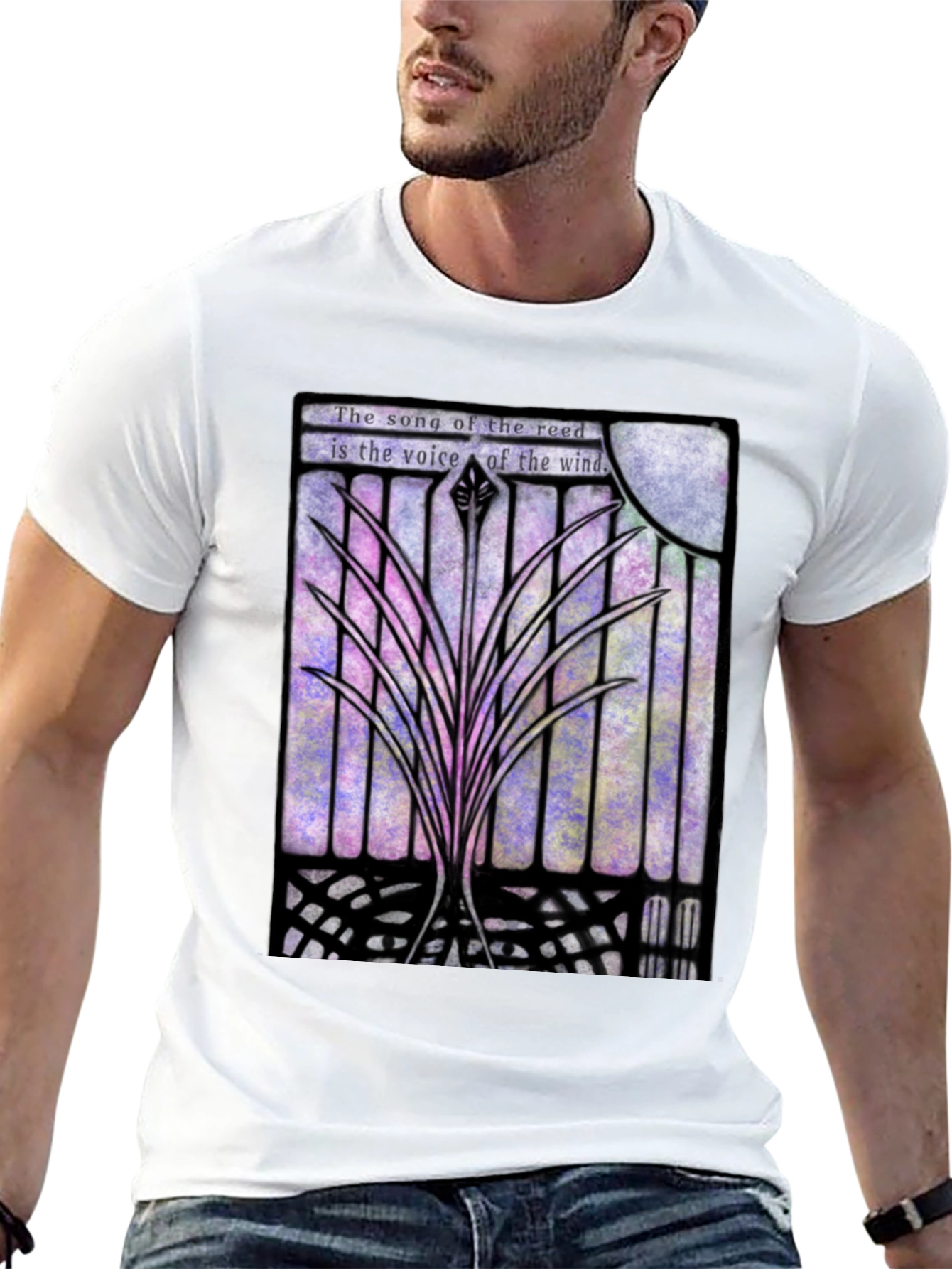 Song of the Reed Graphic T-Shirt - Black