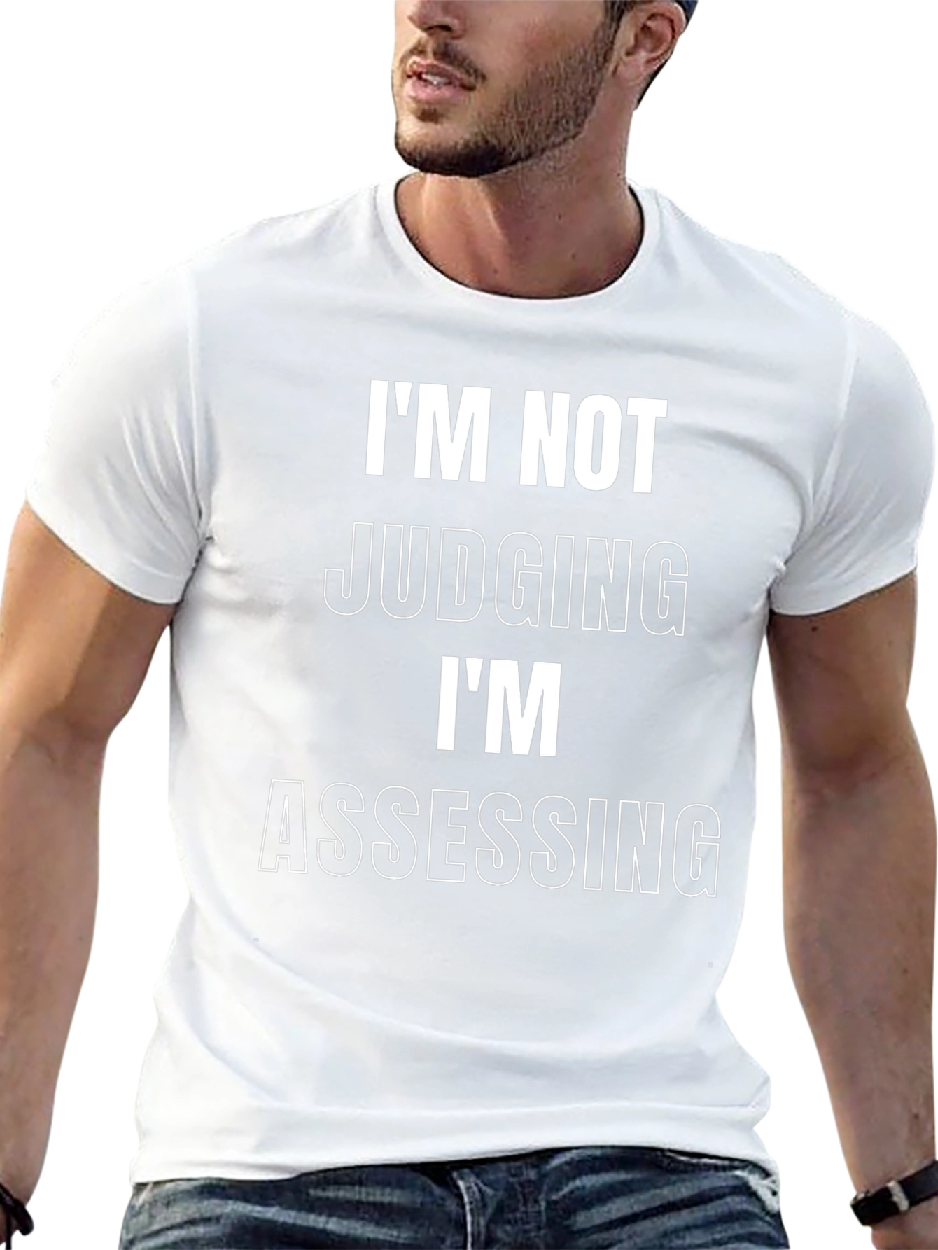 Im Not Judging T-Shirt - Funny Sarcastic Tee