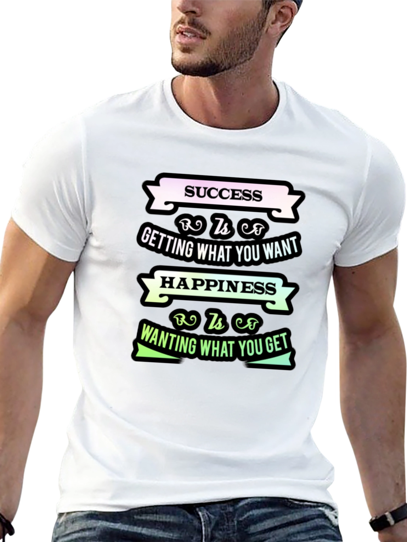 Success and Happiness Graphic T-Shirt