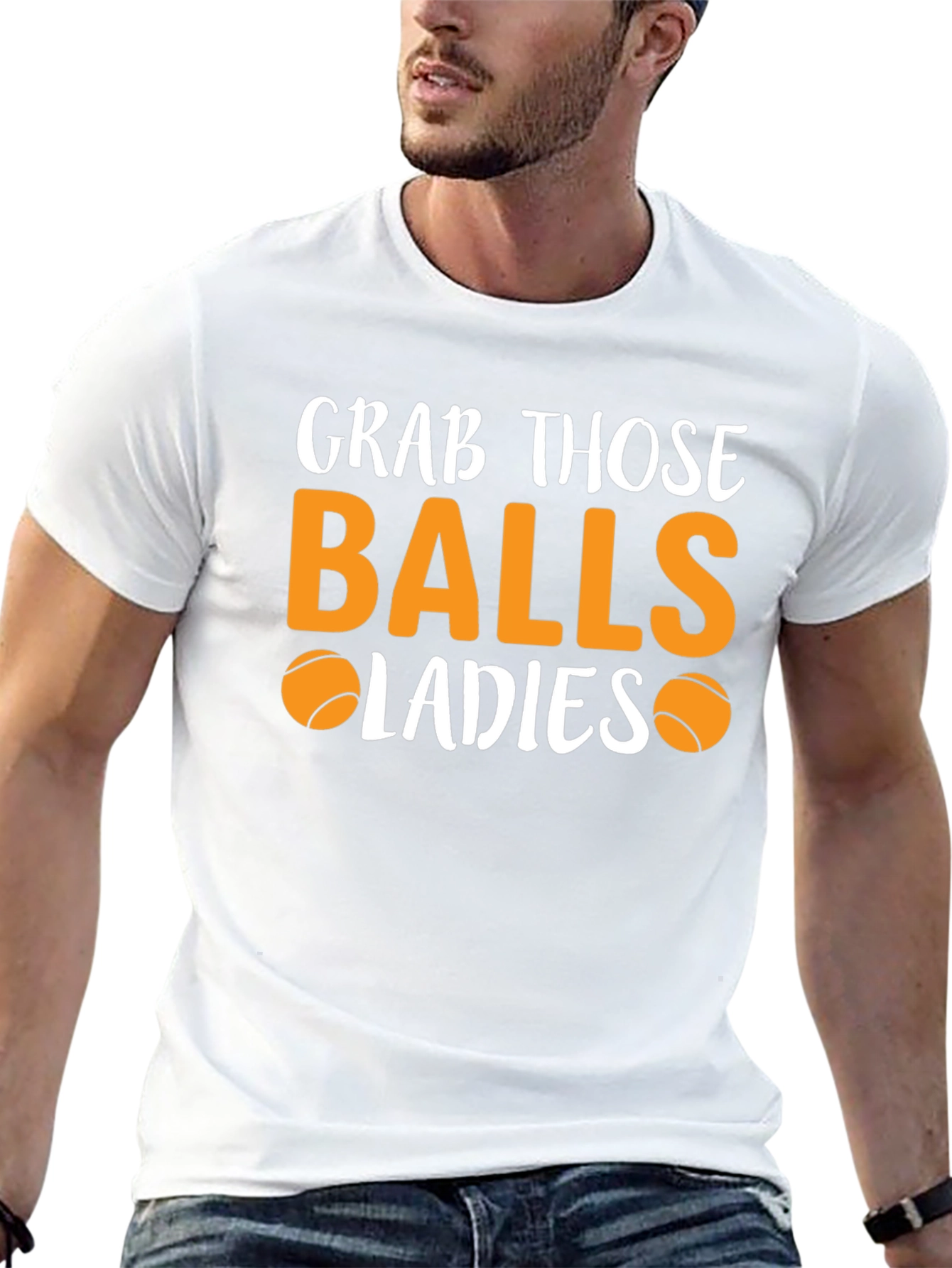 Grab Those Balls Ladies T-Shirt