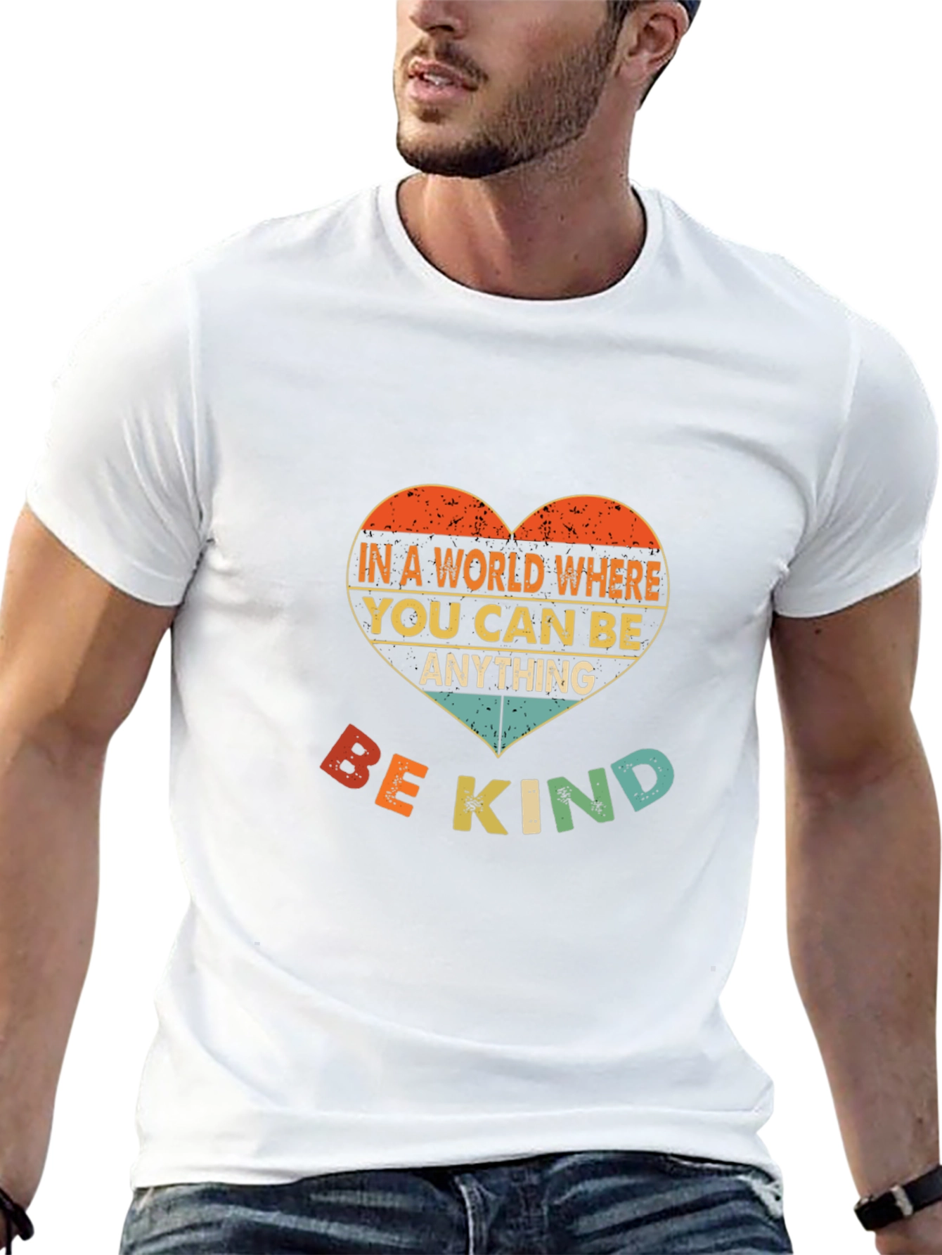 Be Kind T-Shirt - Heart Design