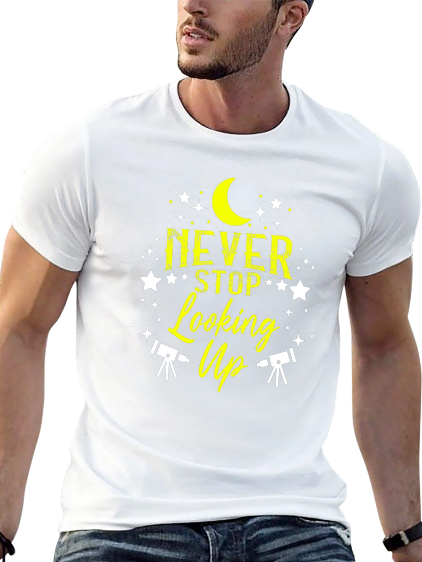 Never Stop Looking Up Graphic T-Shirt