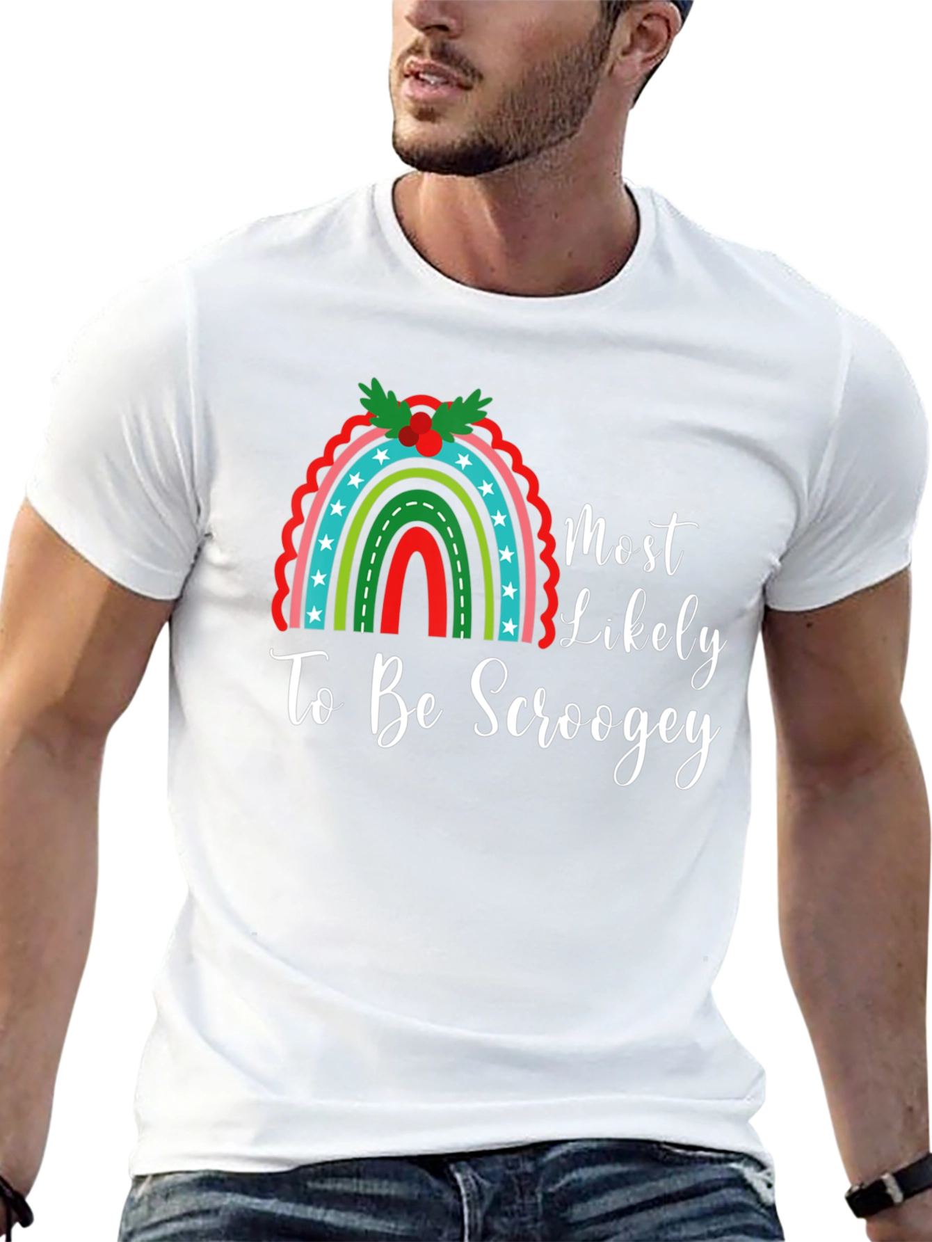 Most Likely To Be Scroogey Christmas Graphic Tee