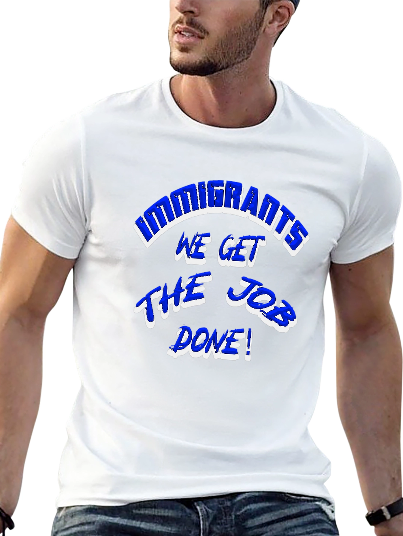 Immigrants Get The Job Done Graphic Tee