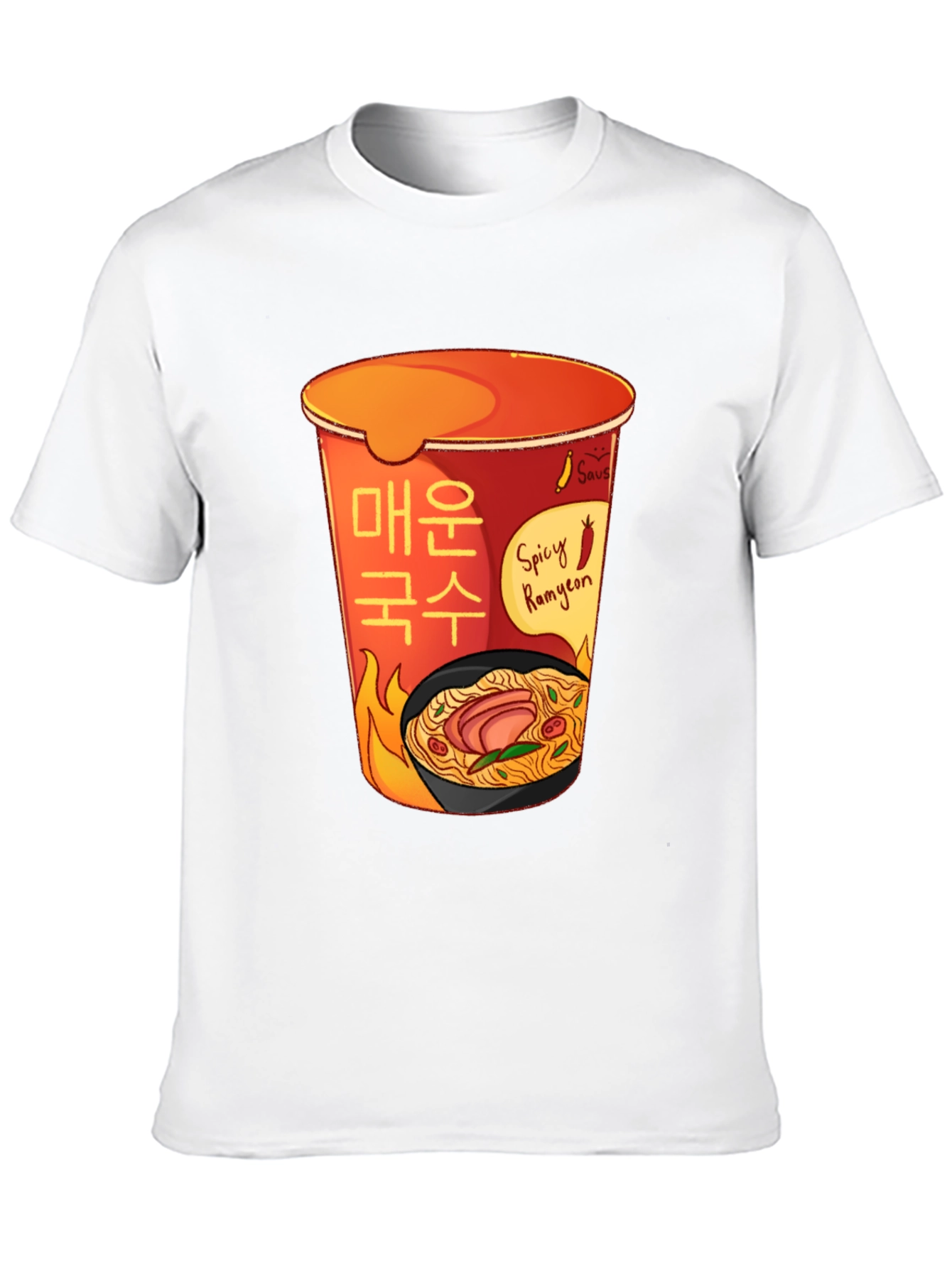 Spicy Ramyeon T-Shirt - Ramen Lover Tee