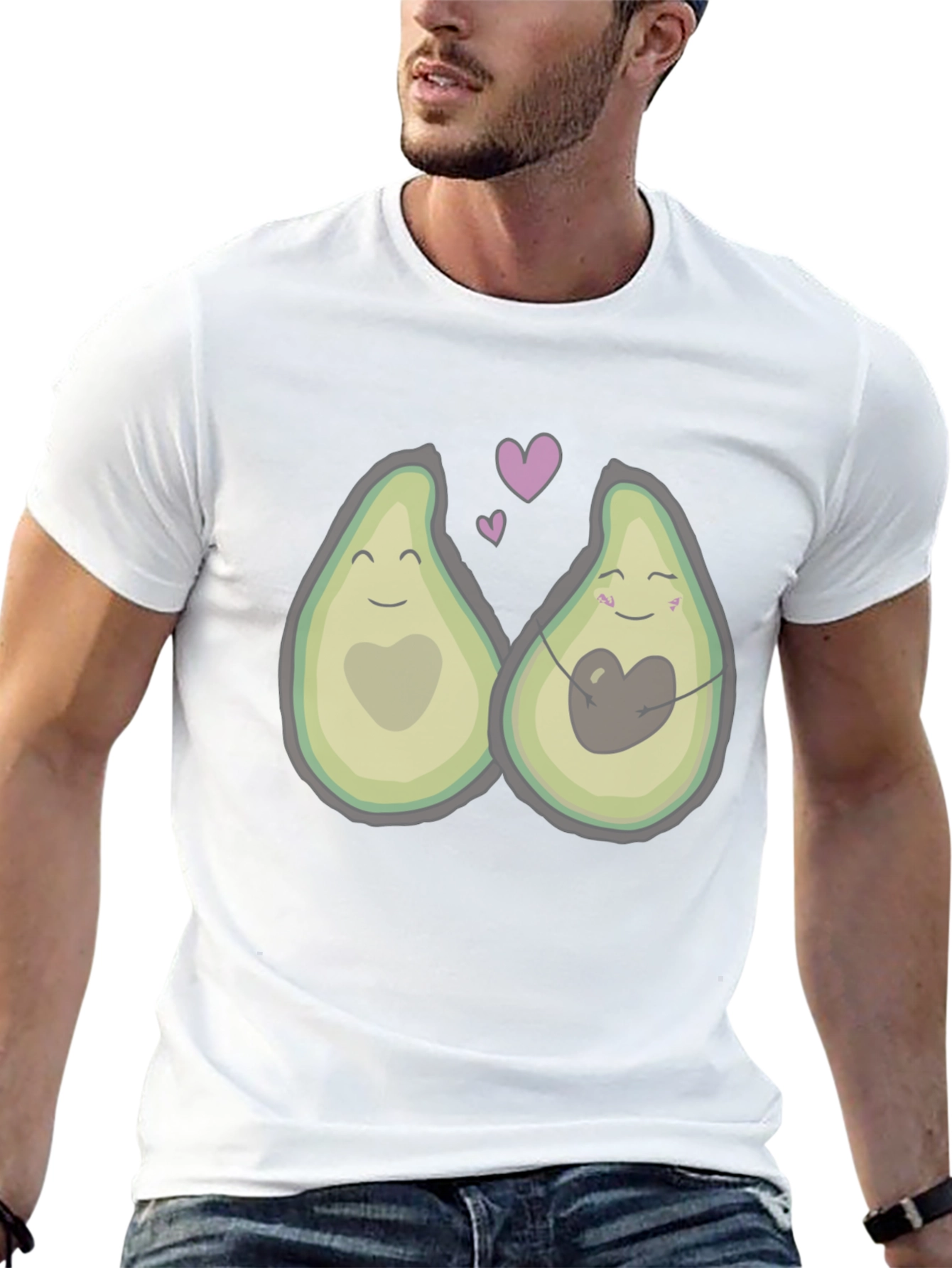 Avocado Love T-Shirt - Cute Matching Couple Tee