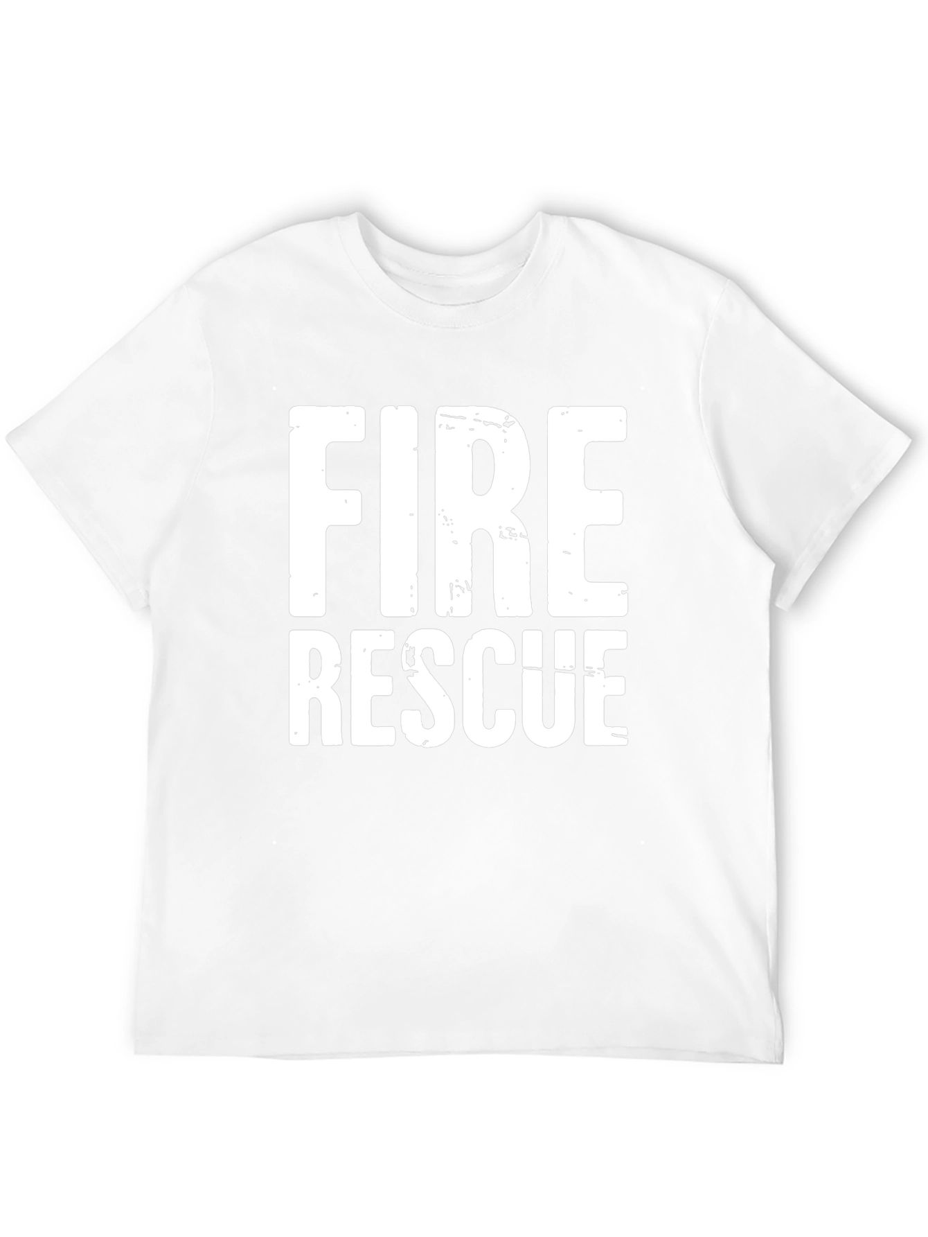 Fire Rescue T-Shirt - Black Cotton Blend