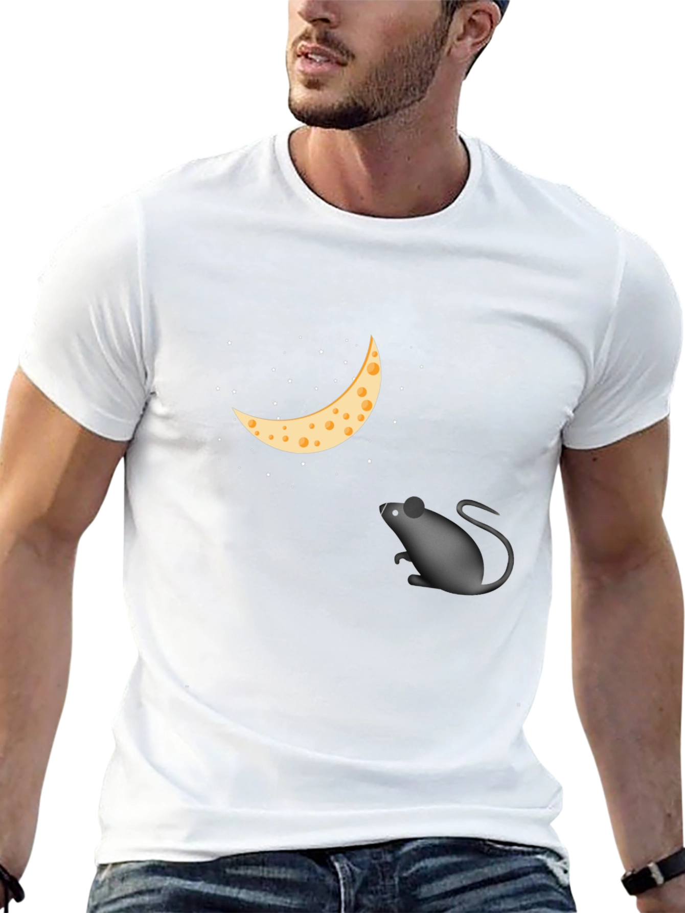 Cheese Moon Mouse T-Shirt
