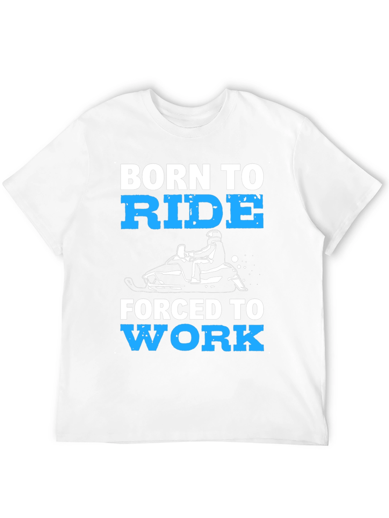 Born to Ride - Snowmobile Graphic T-Shirt
