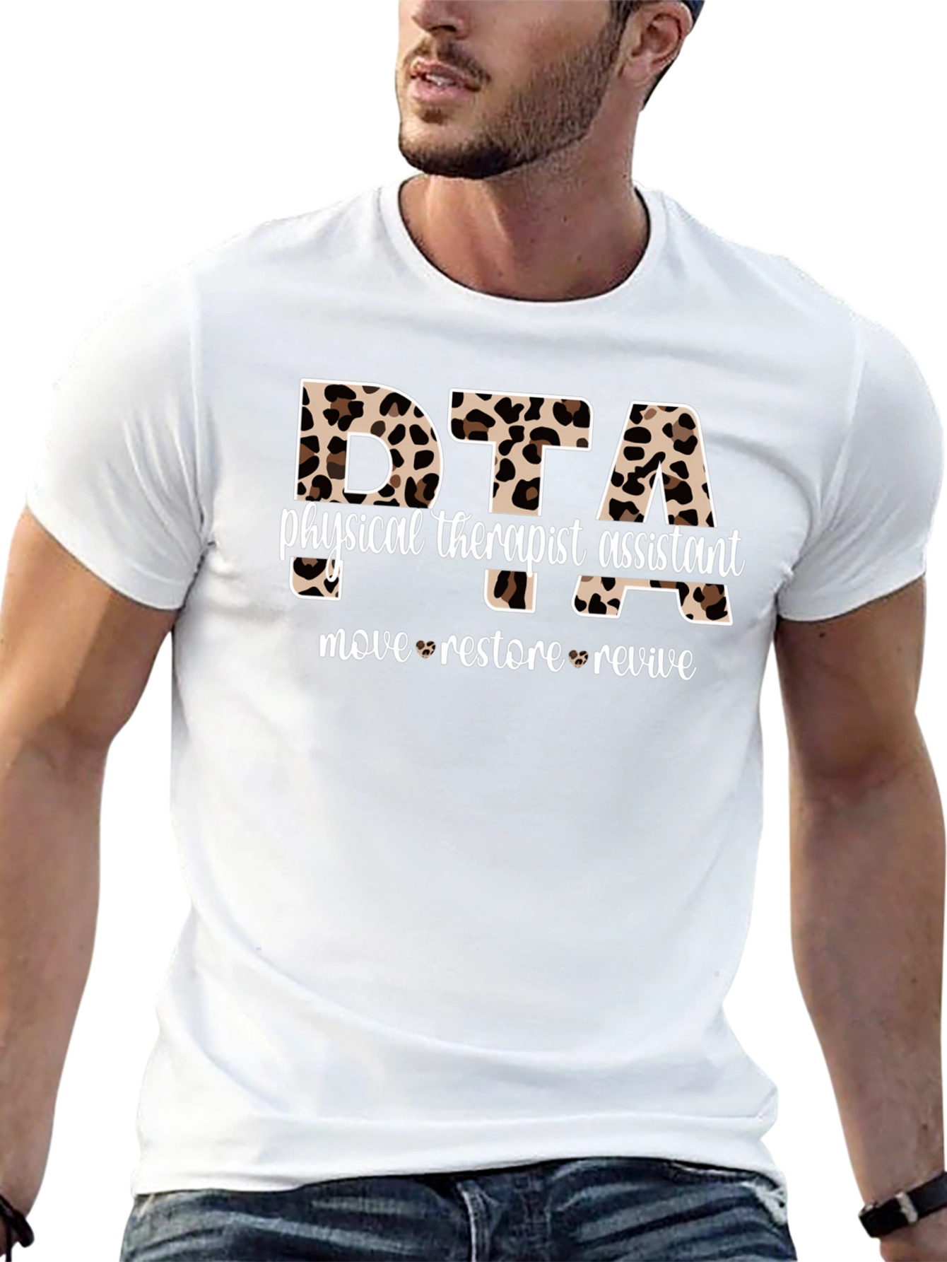 DTA Leopard Print T-Shirt