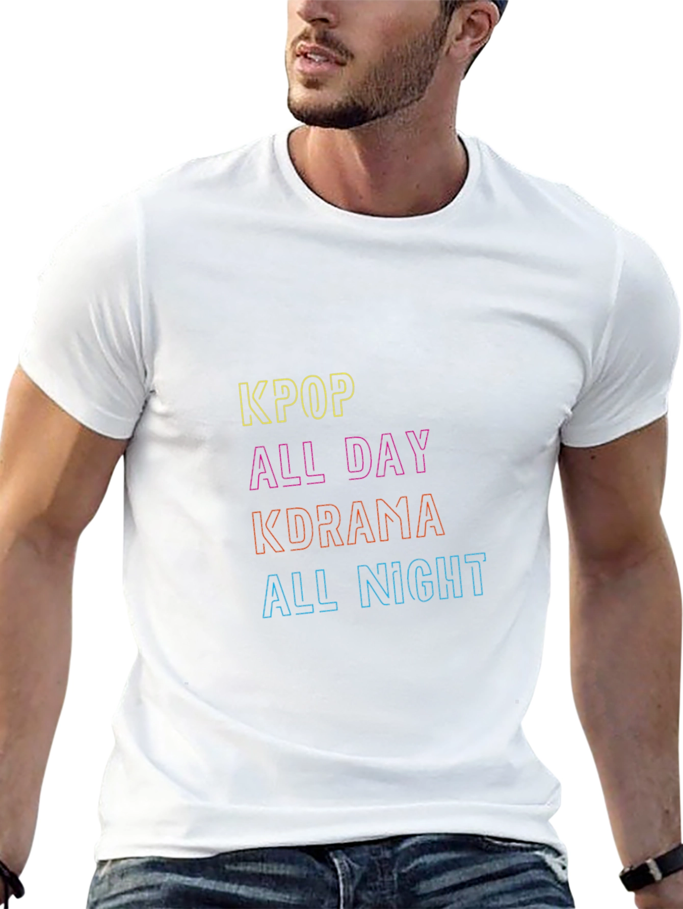 Kpop Kdrama All Day All Night Black Tee