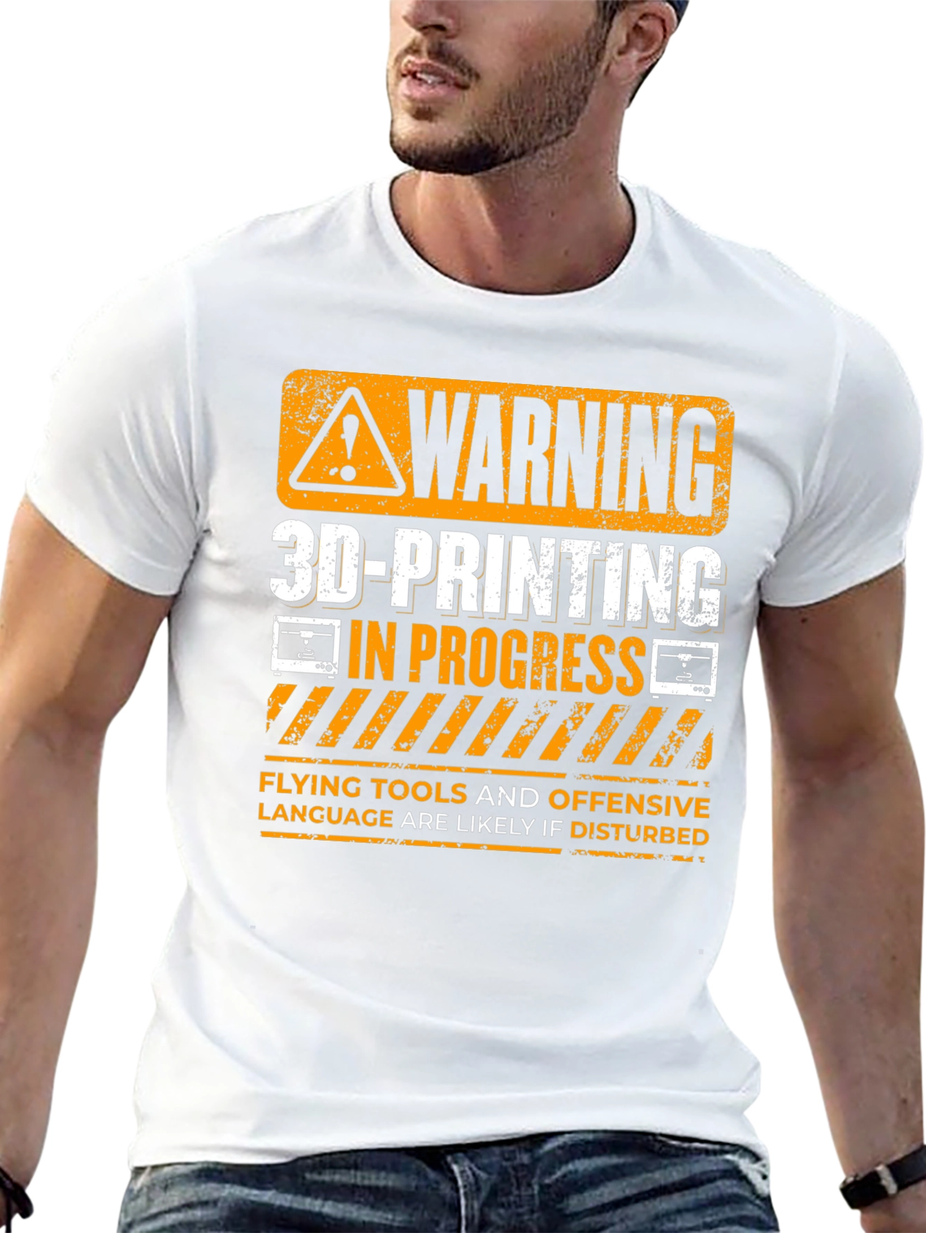 Warning 3D-Printing in Progress T-Shirt