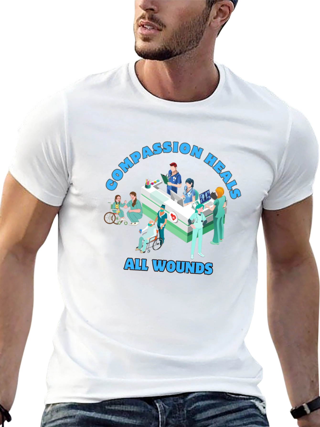 Compassion Heals All Wounds T-Shirt